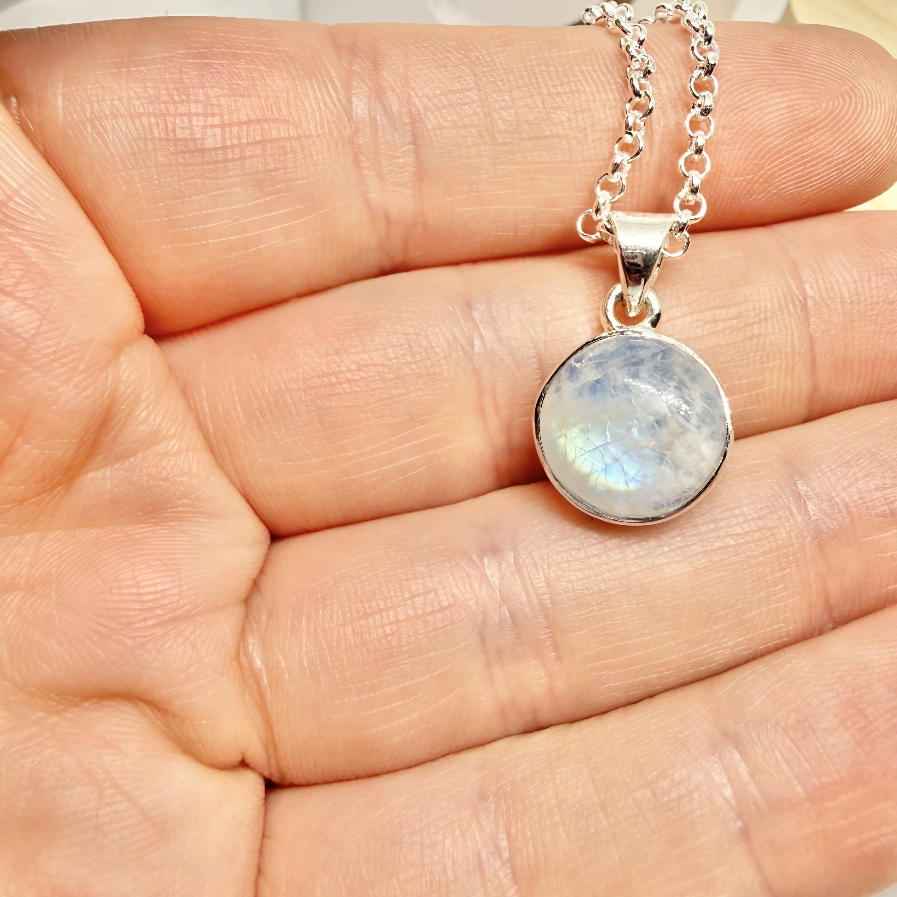 BLUE MOONSTONE NECKLACE - Image 3