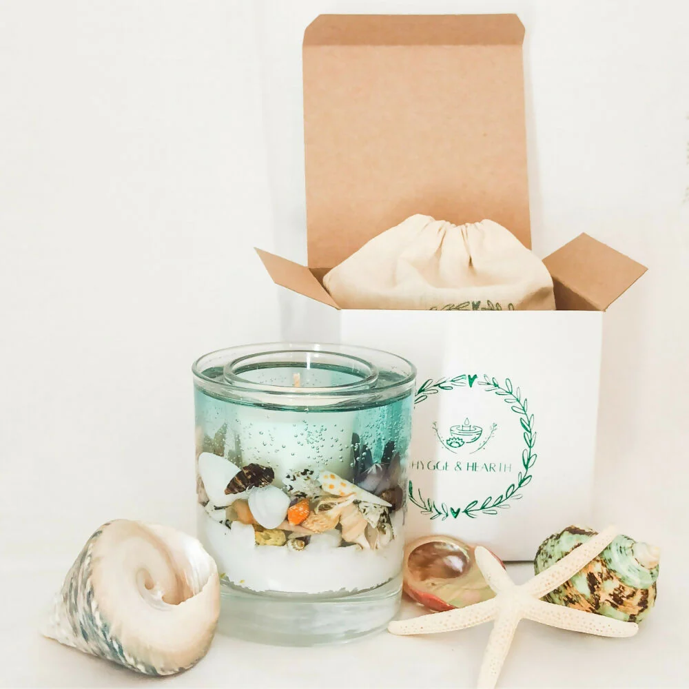 Blue Sea Botanical Candle - Image 3