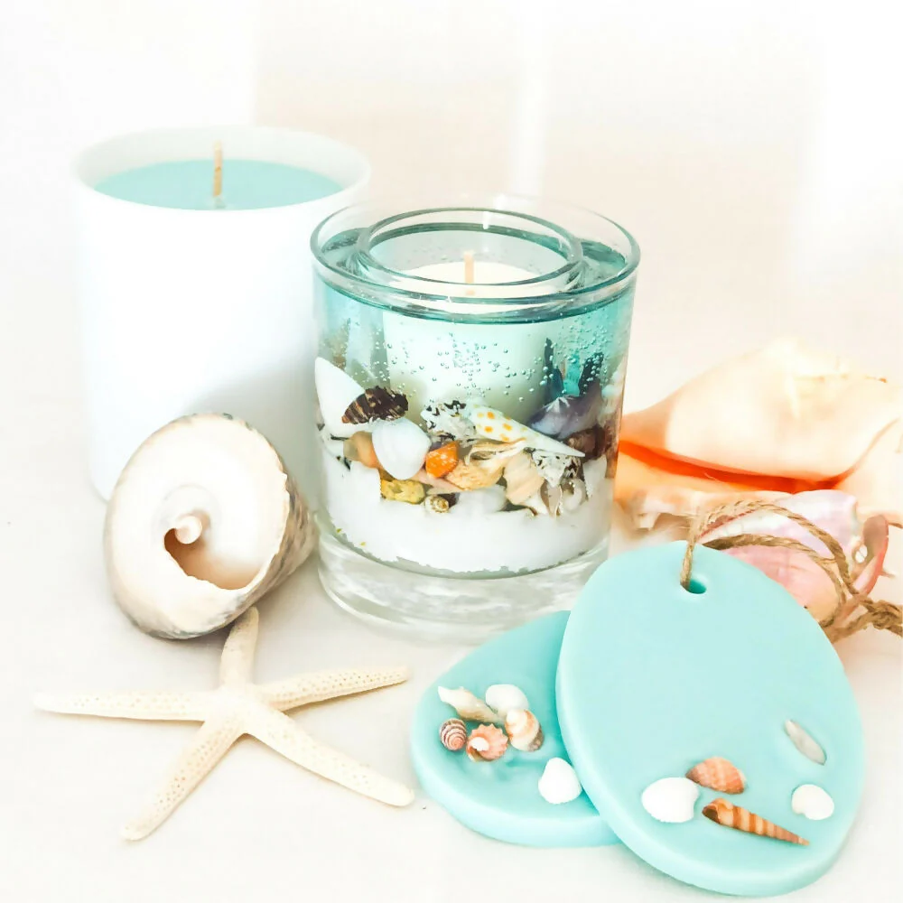 Blue Sea Botanical Candle - Image 8