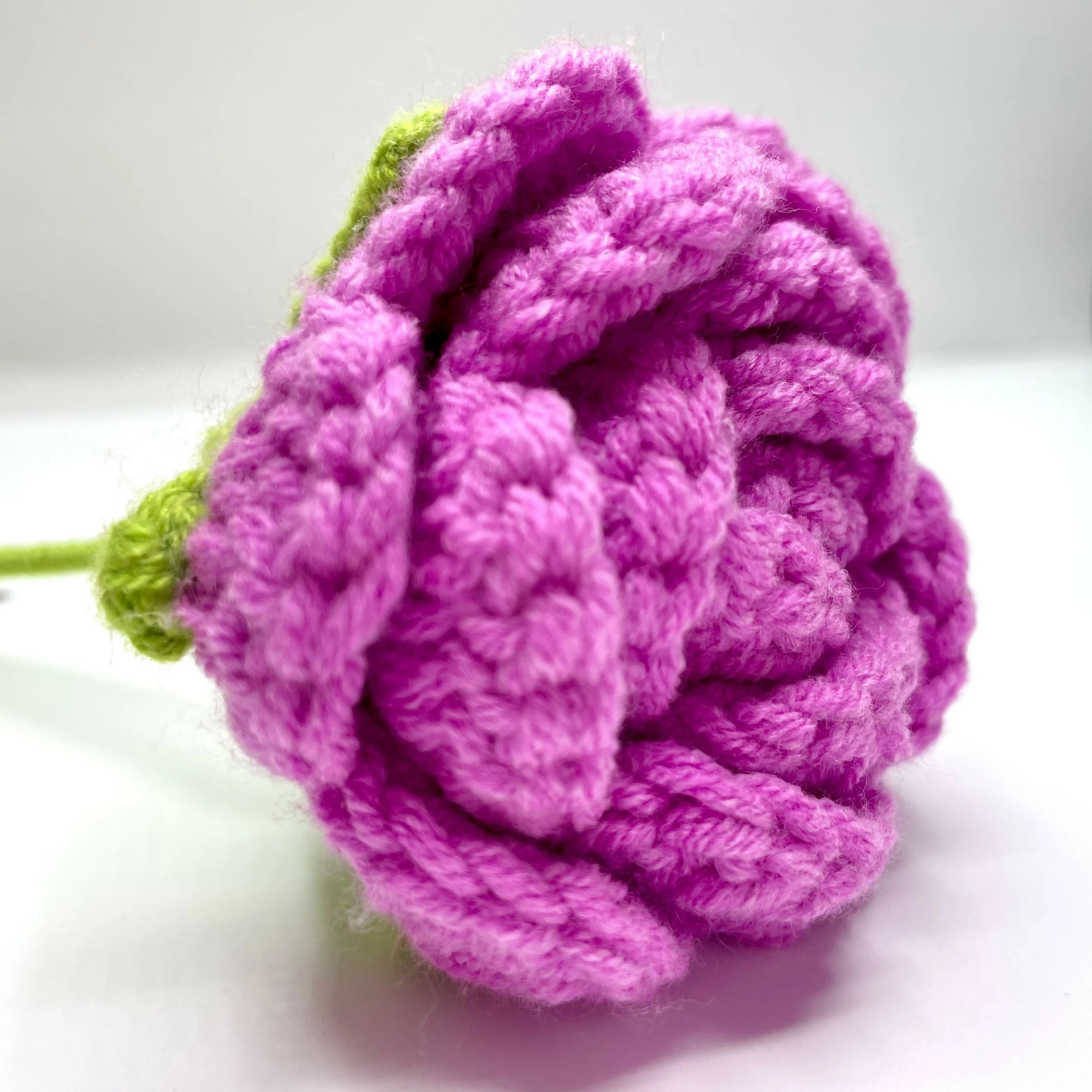 Bold Crochet Rose Buds - Image 7