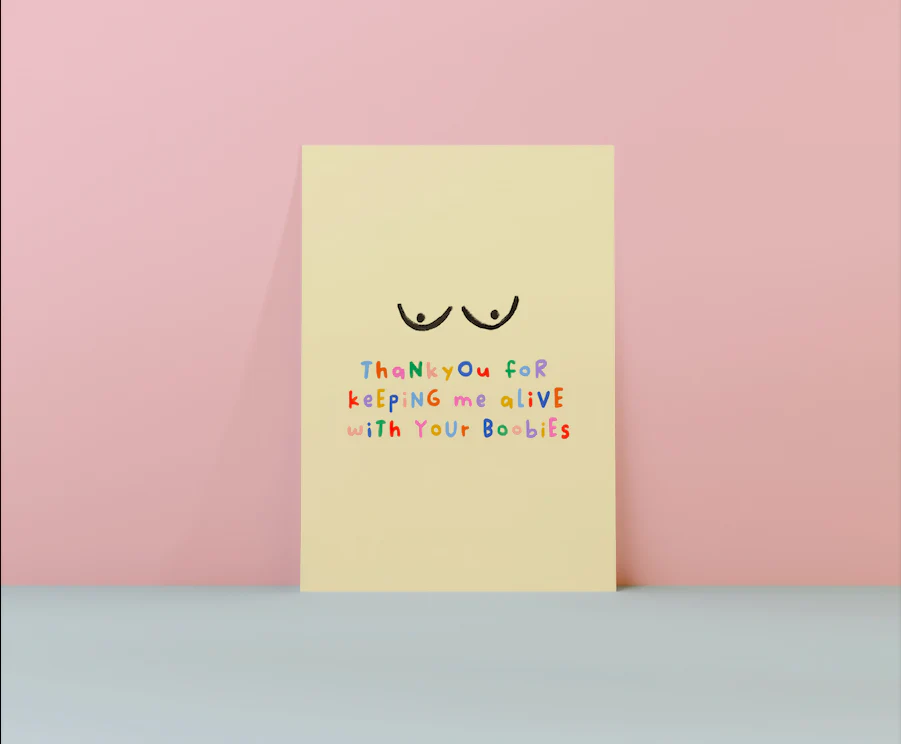 Boobies Mothers Day Card - Image 2
