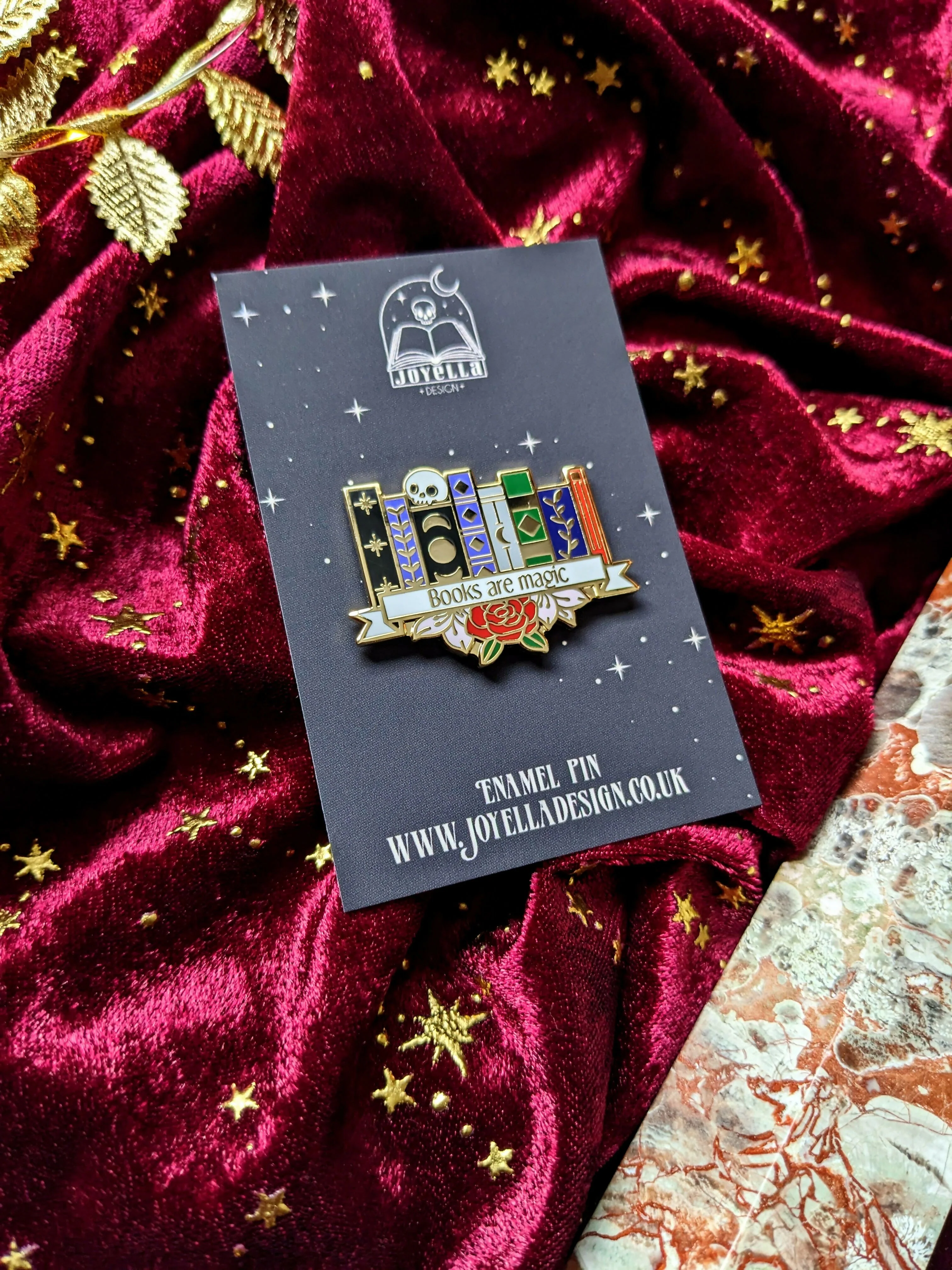 Books are Magic Enamel Pin - Image 2