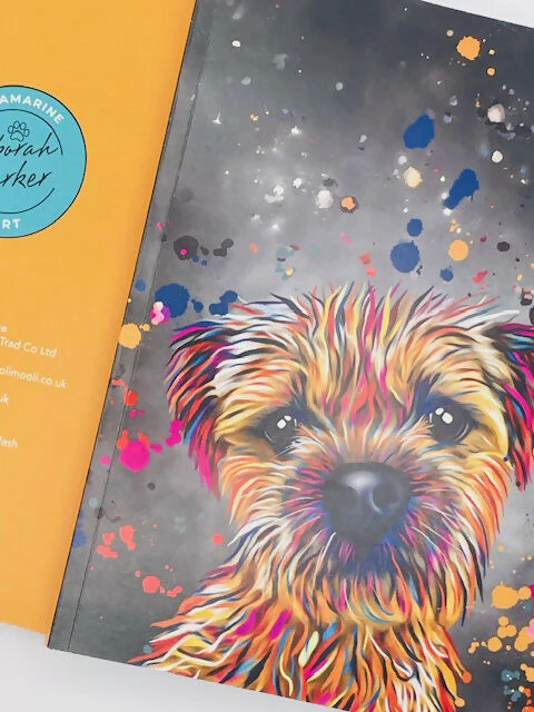 Border Terrier Colour Splash Notebook - Image 2