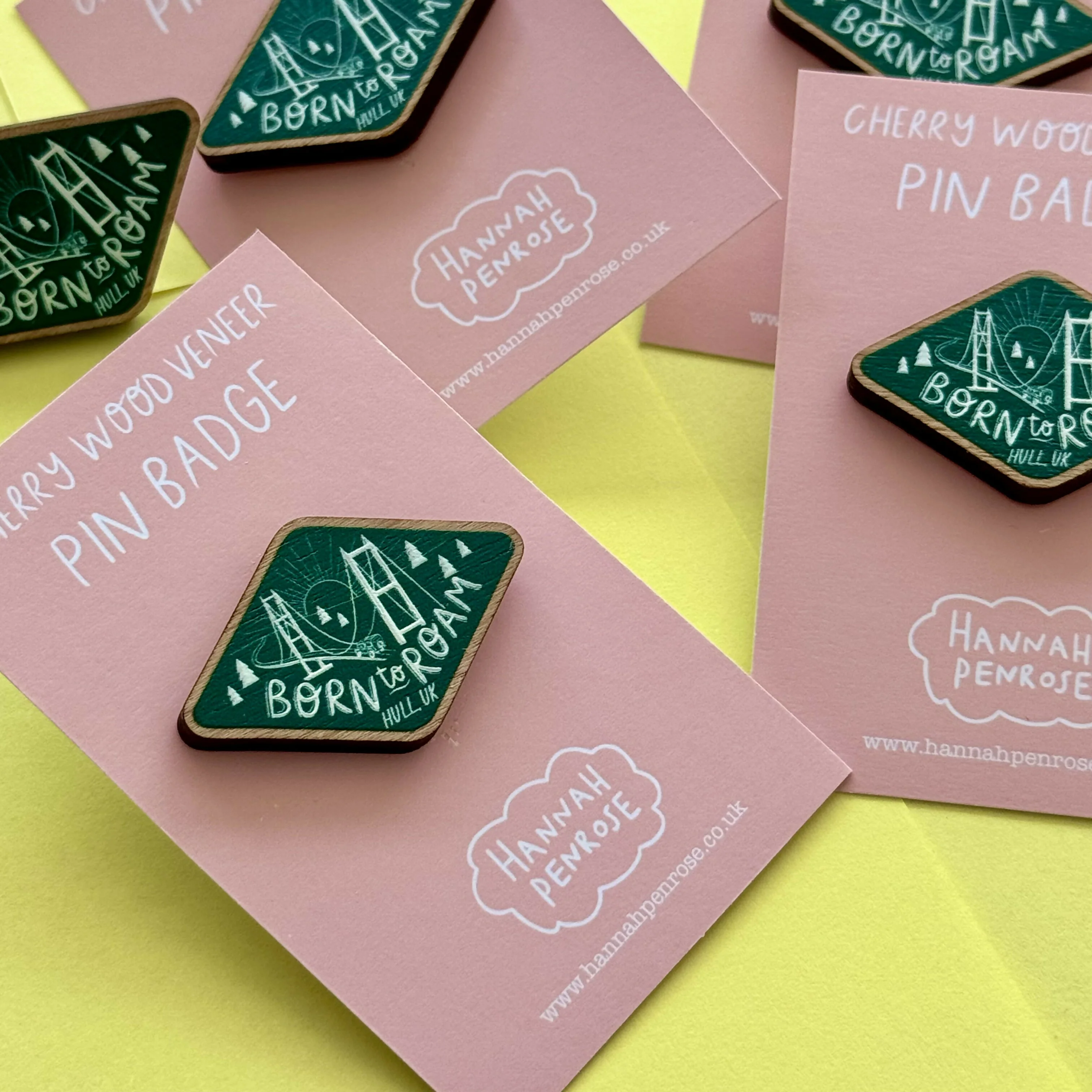 Born to Roam, Hull Pin Badge - Image 2