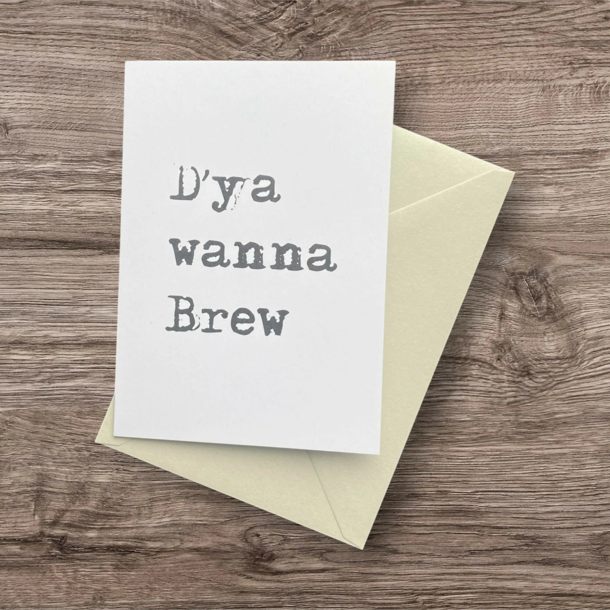 Brew Card Plain
