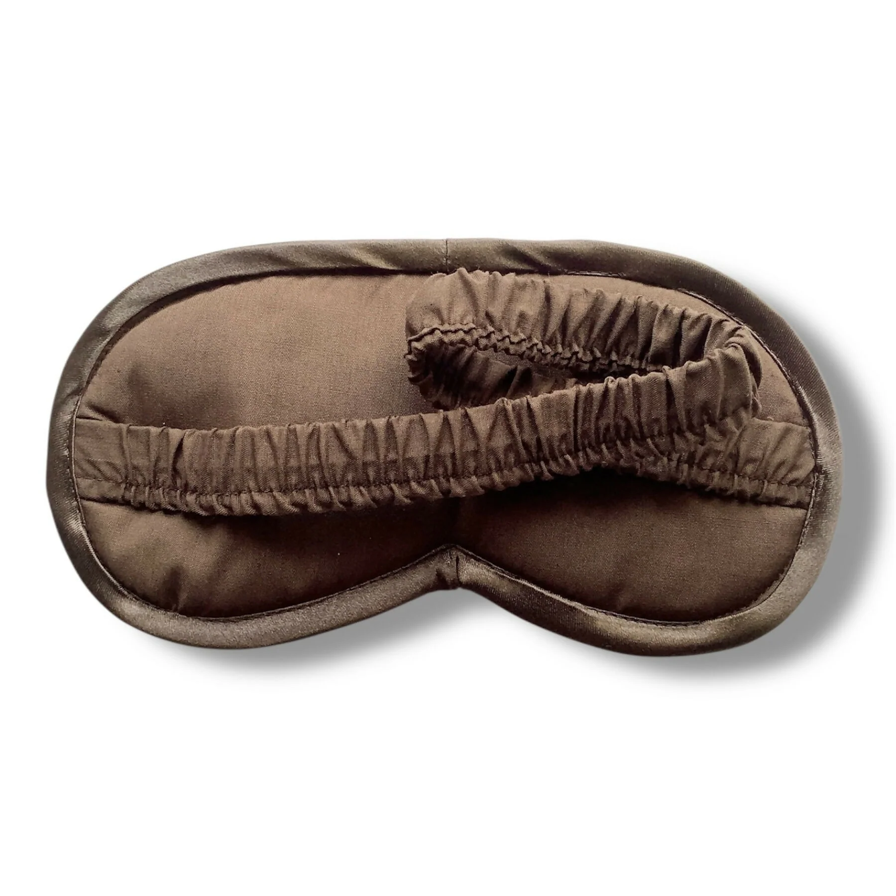 Brown Love Hearts Velvet Lavender Eye Mask - Image 4