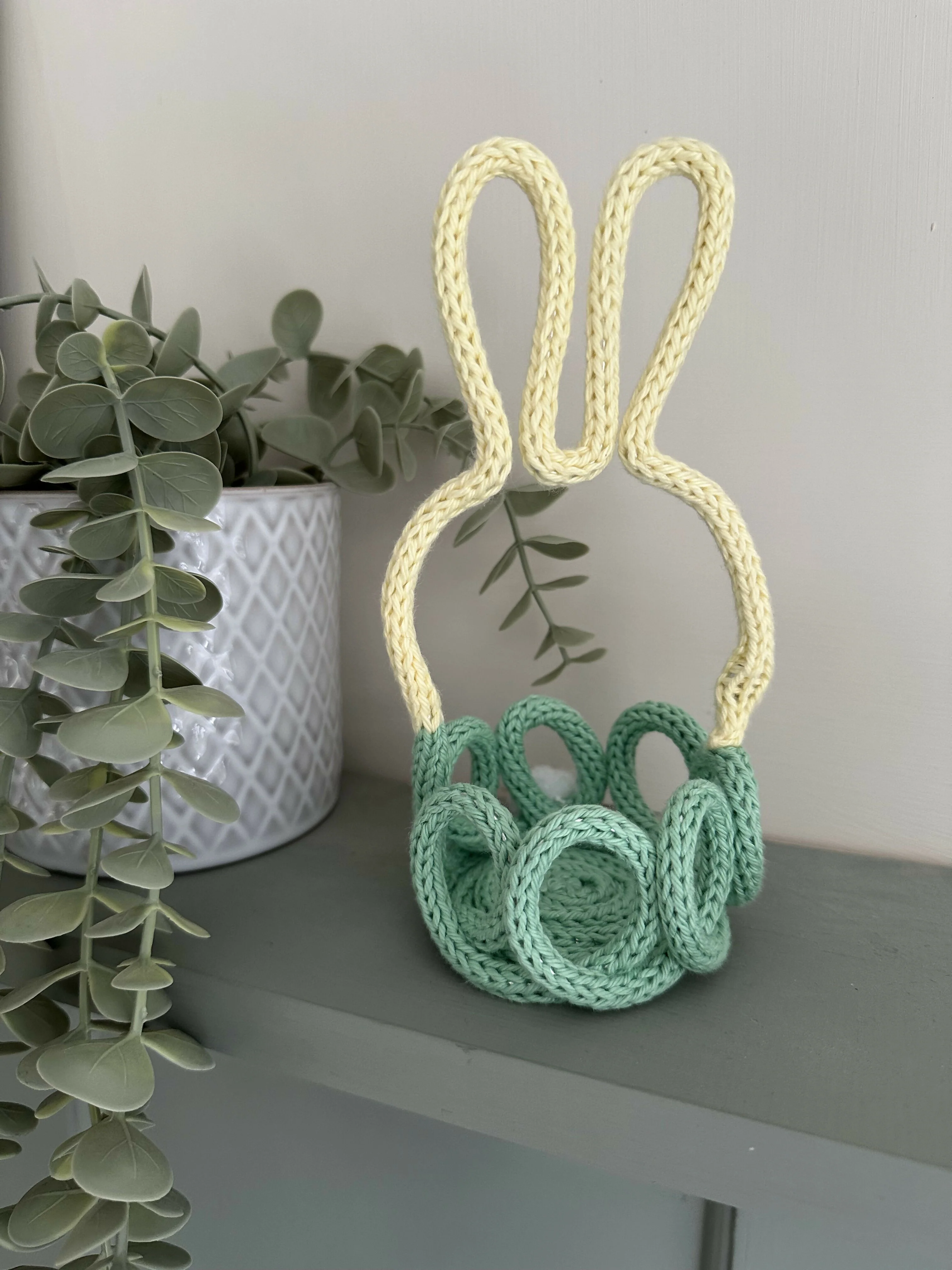 Bunny Shaped Easter Treat Holder - Image 3