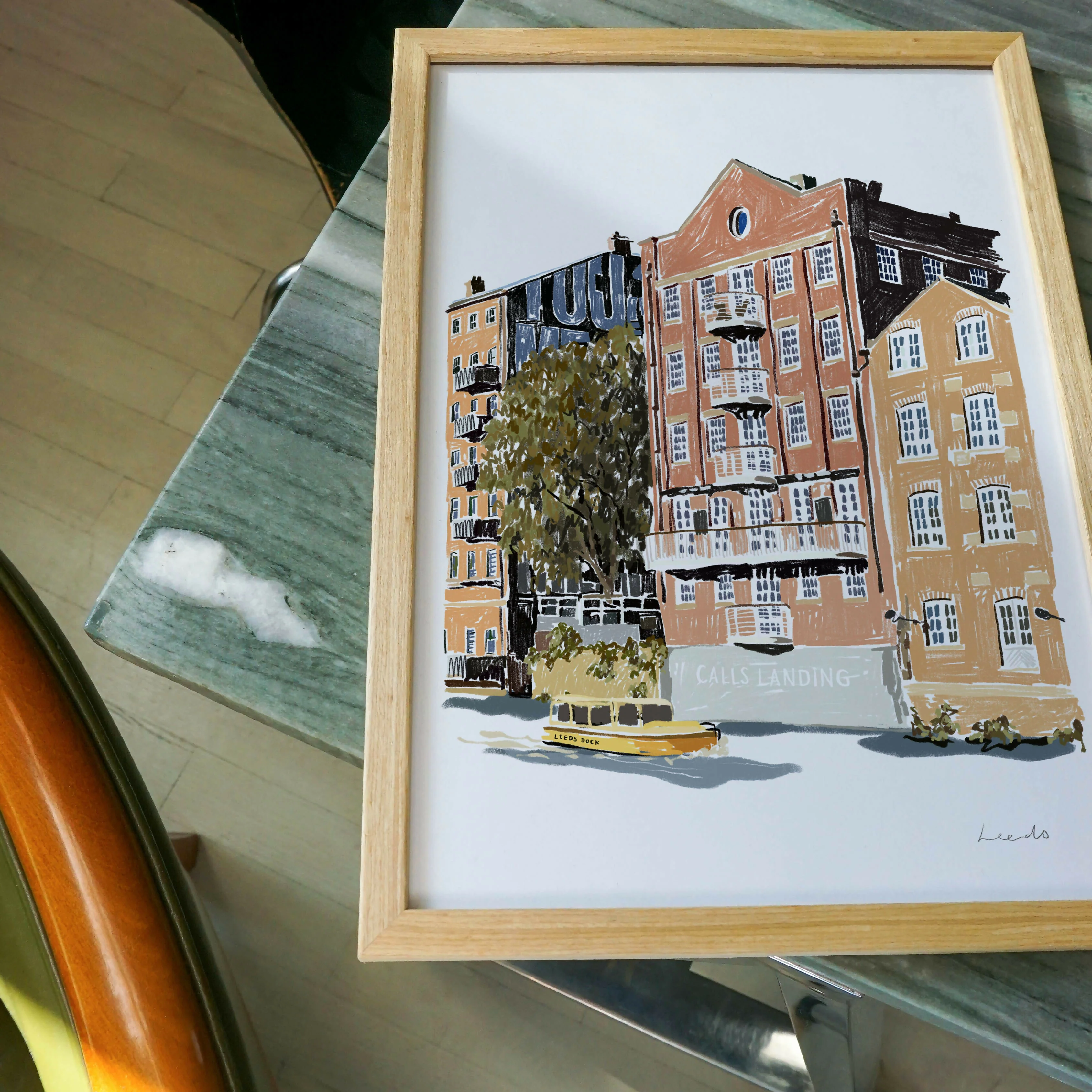 Calls Landing Leeds Art Print - Image 2