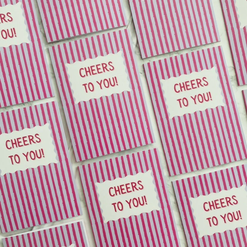 Candy Stripe Cheers To You Card - Image 4