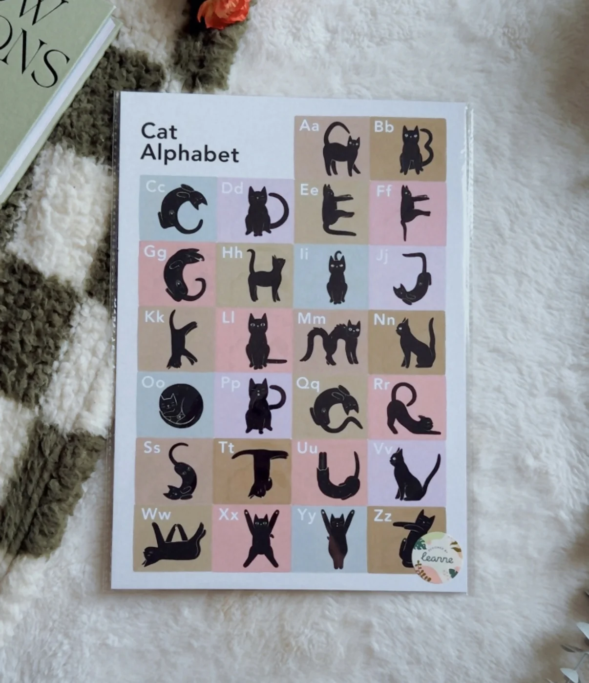 Cat Alphabet Print - Image 2