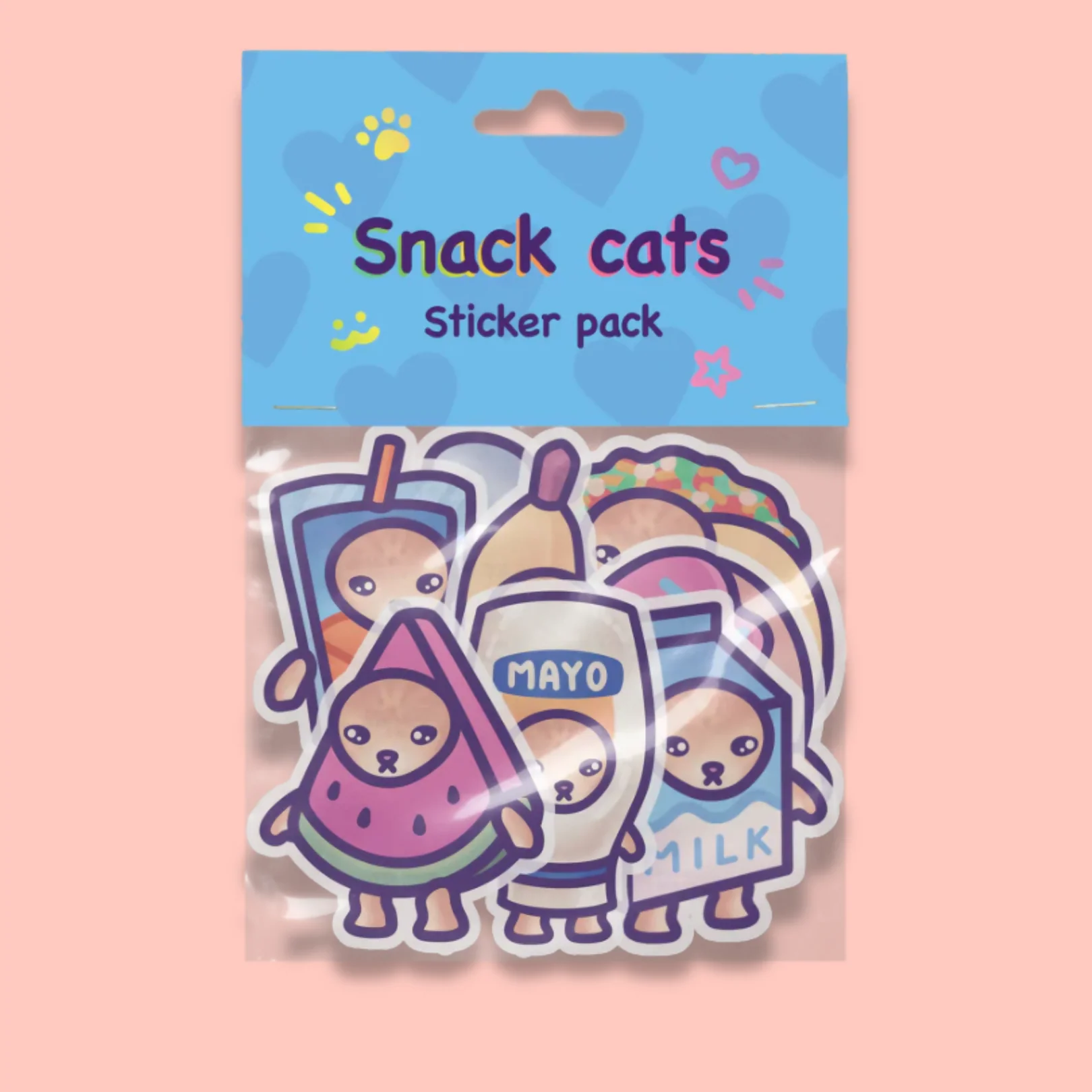 Cat Theme Sticker Packs - Various Designs - Image 5
