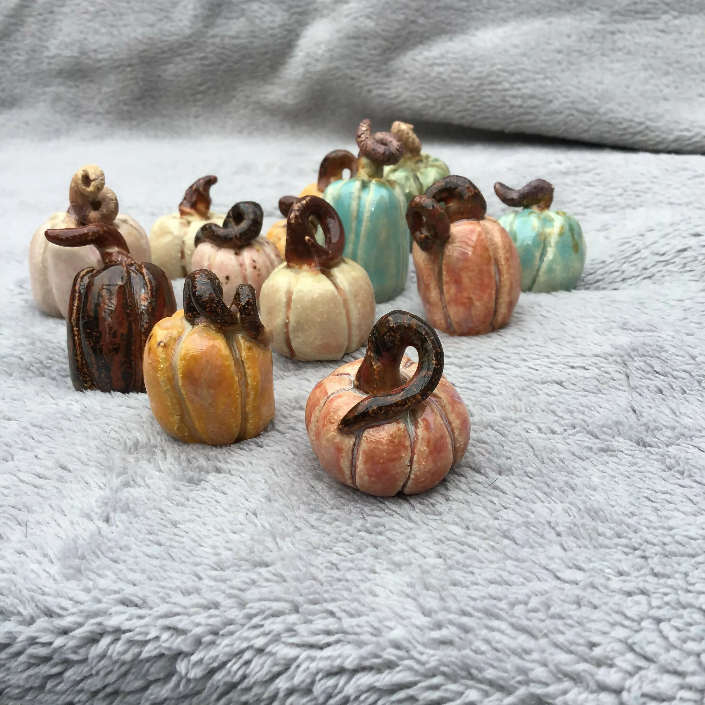 Ceramic Sculpted Pumpkin - Image 3
