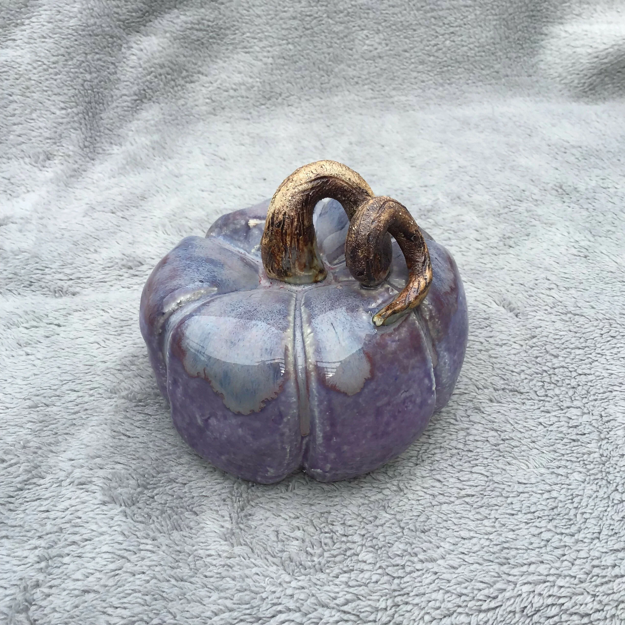 Ceramic Sculpted Pumpkin - Image 5