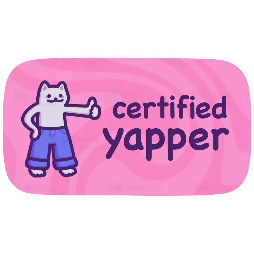 Certified Yapper Sticker - Image 2
