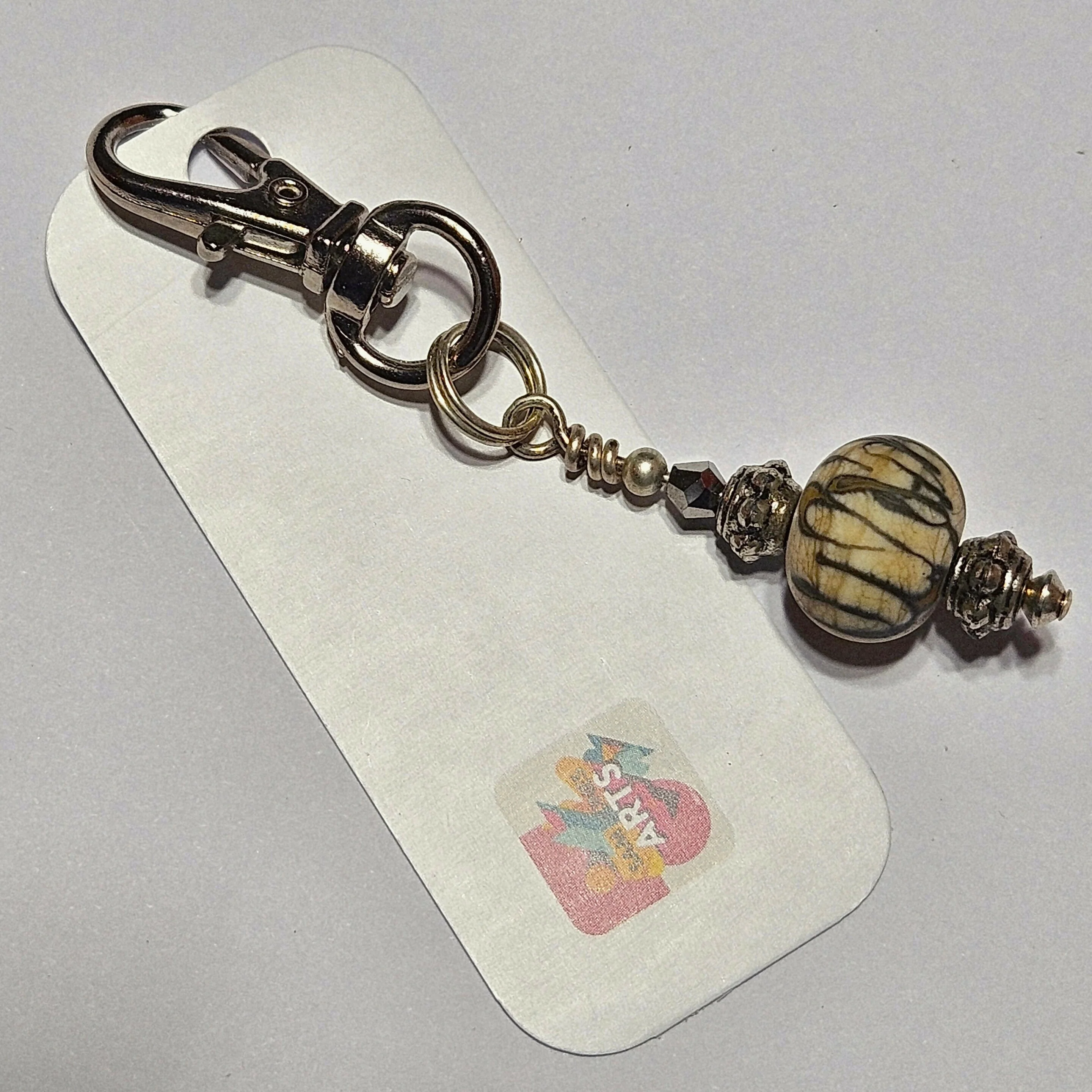 CHARMING GLASS BAG CHARM/KEYRING - Image 5