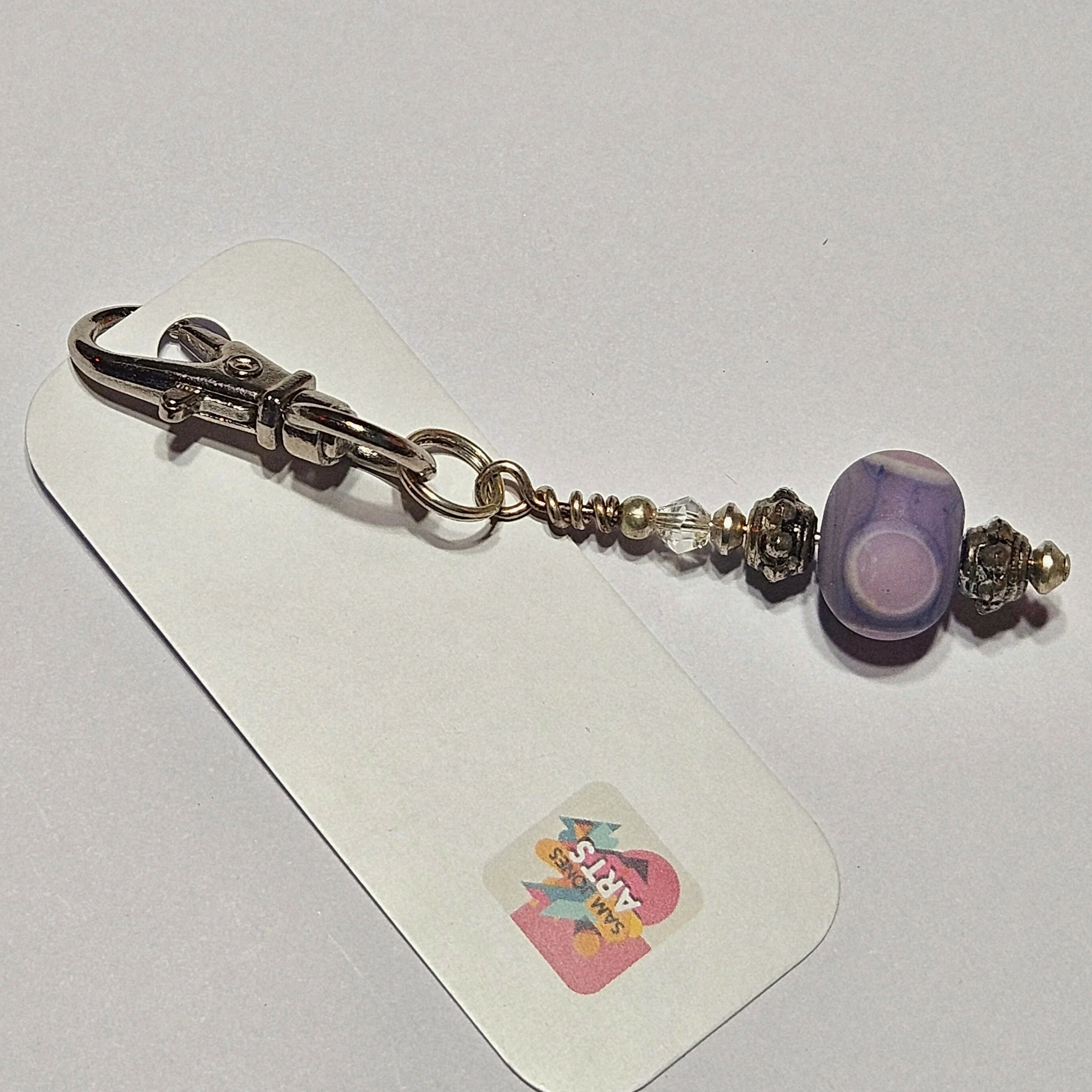 CHARMING GLASS BAG CHARM/KEYRING - Image 8