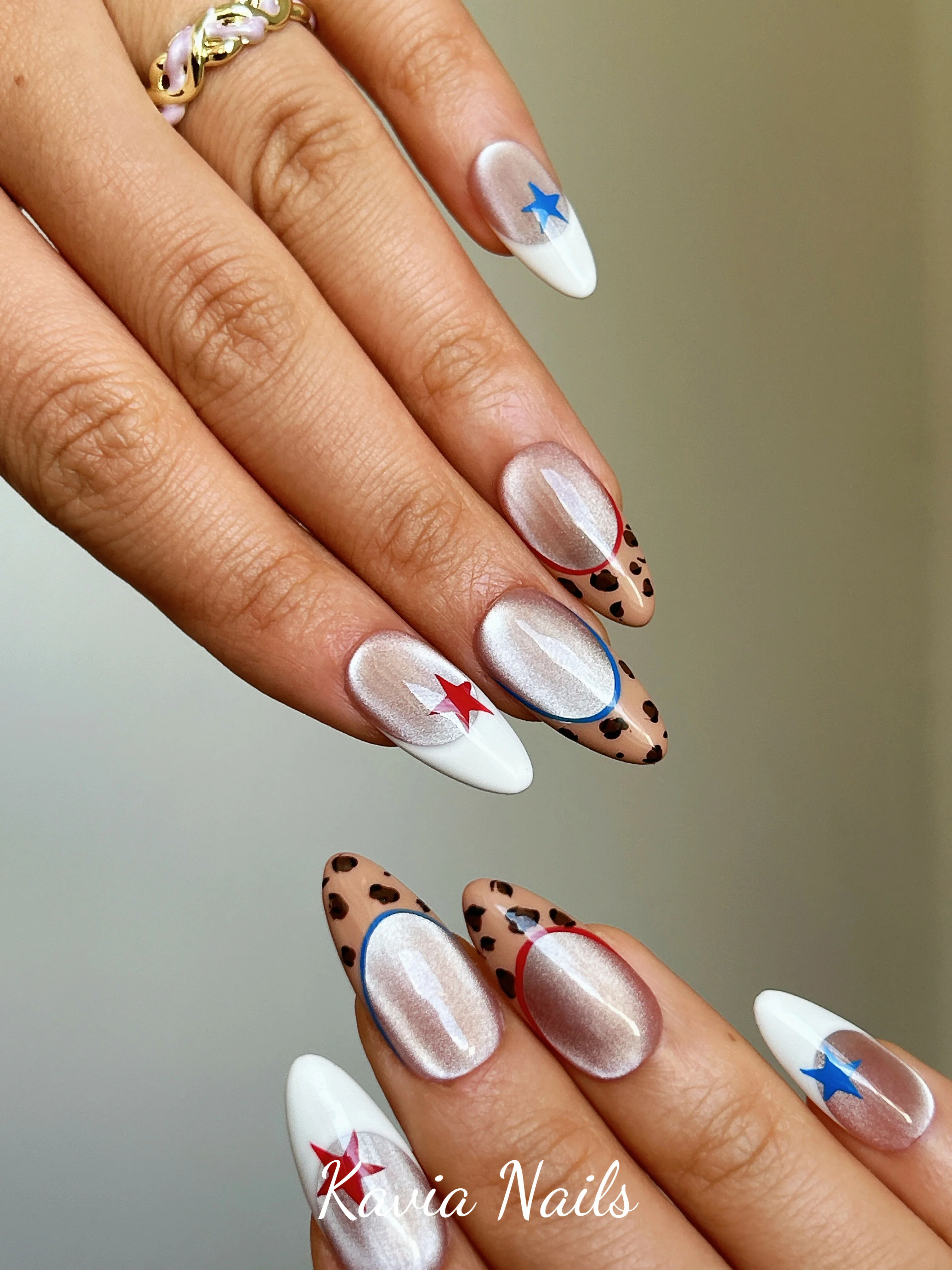 Cheerleader Star - Handmade Press-on Nails - Image 3