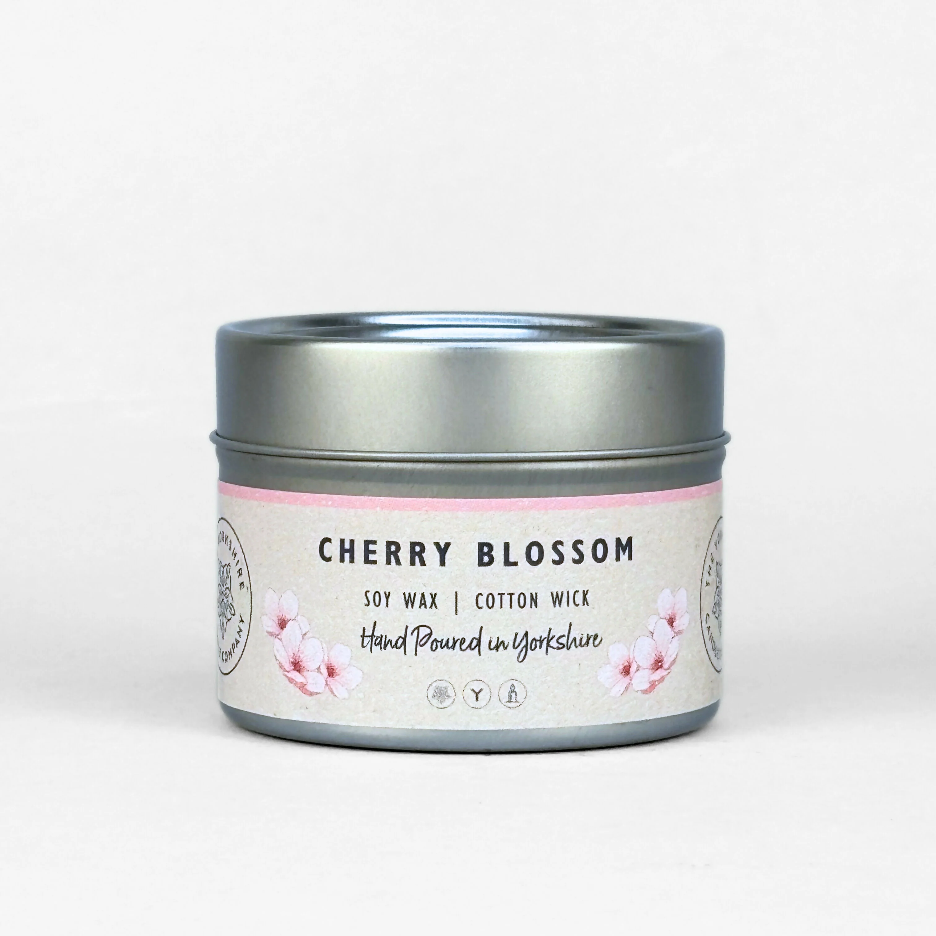 Cherry Blossom Small Tin Candle - 100ml
