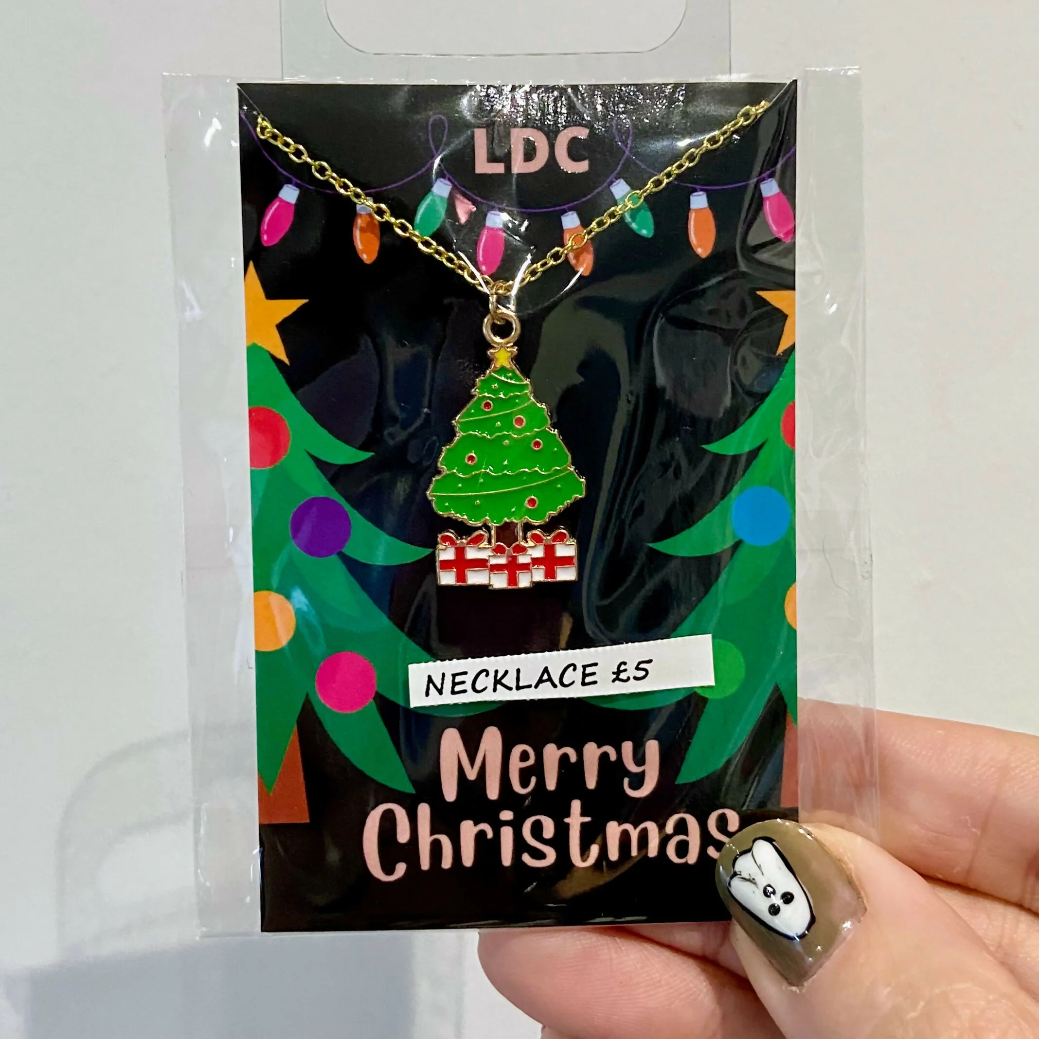 Christmas Tree Charm Necklace - Image 2