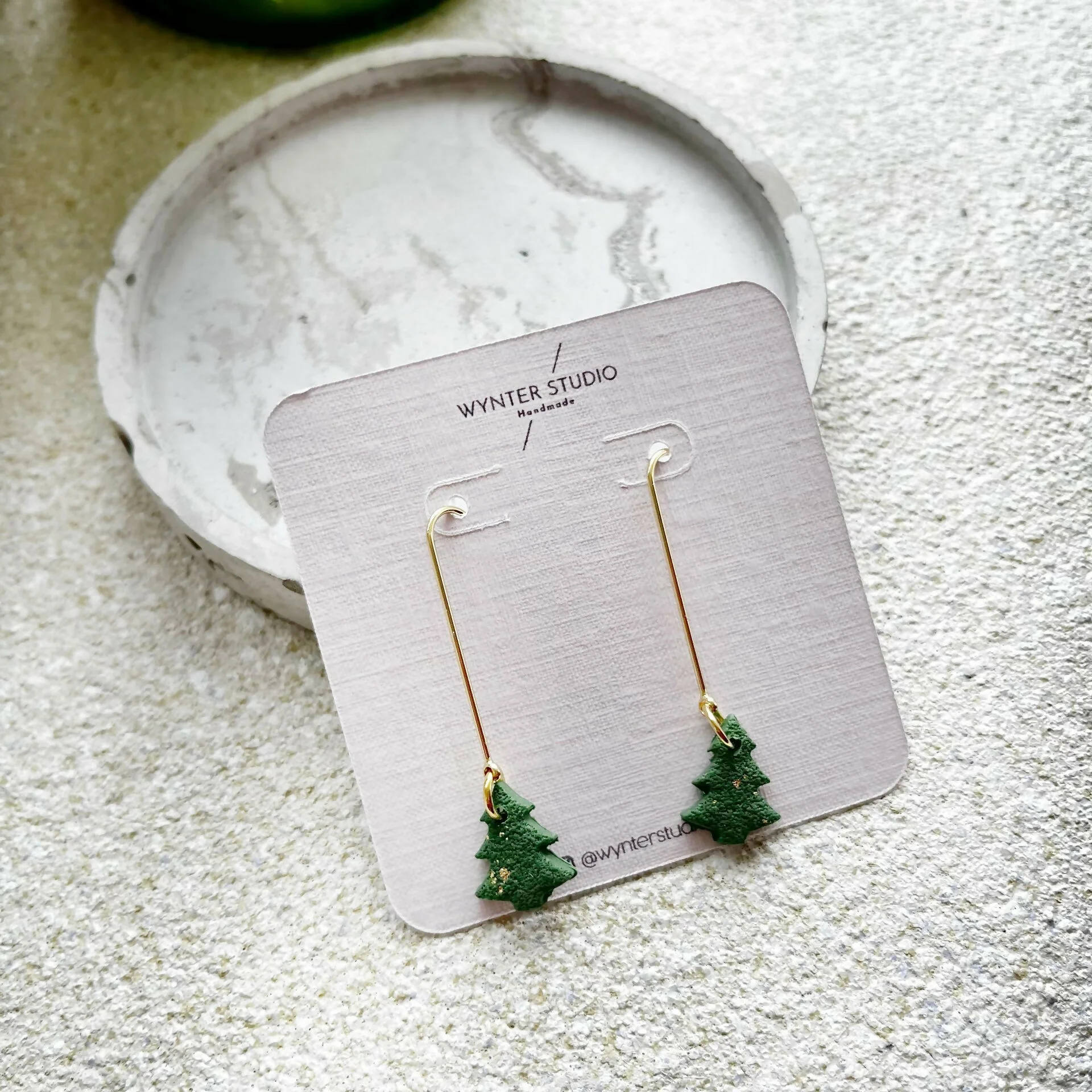 Christmas Clay Earrings - Image 3