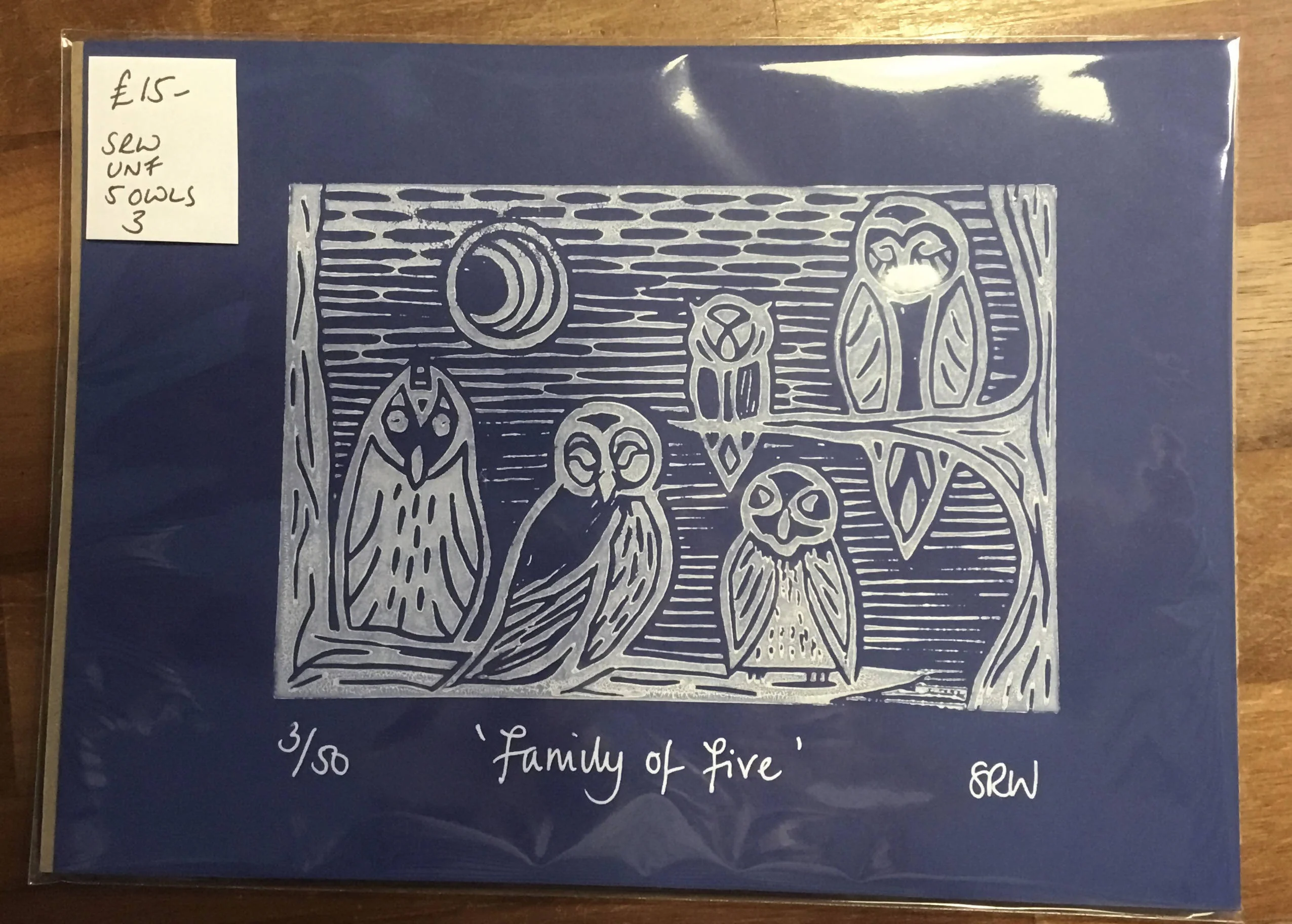 Christmas/Winter Unframed Lino Cut Prints - Image 11