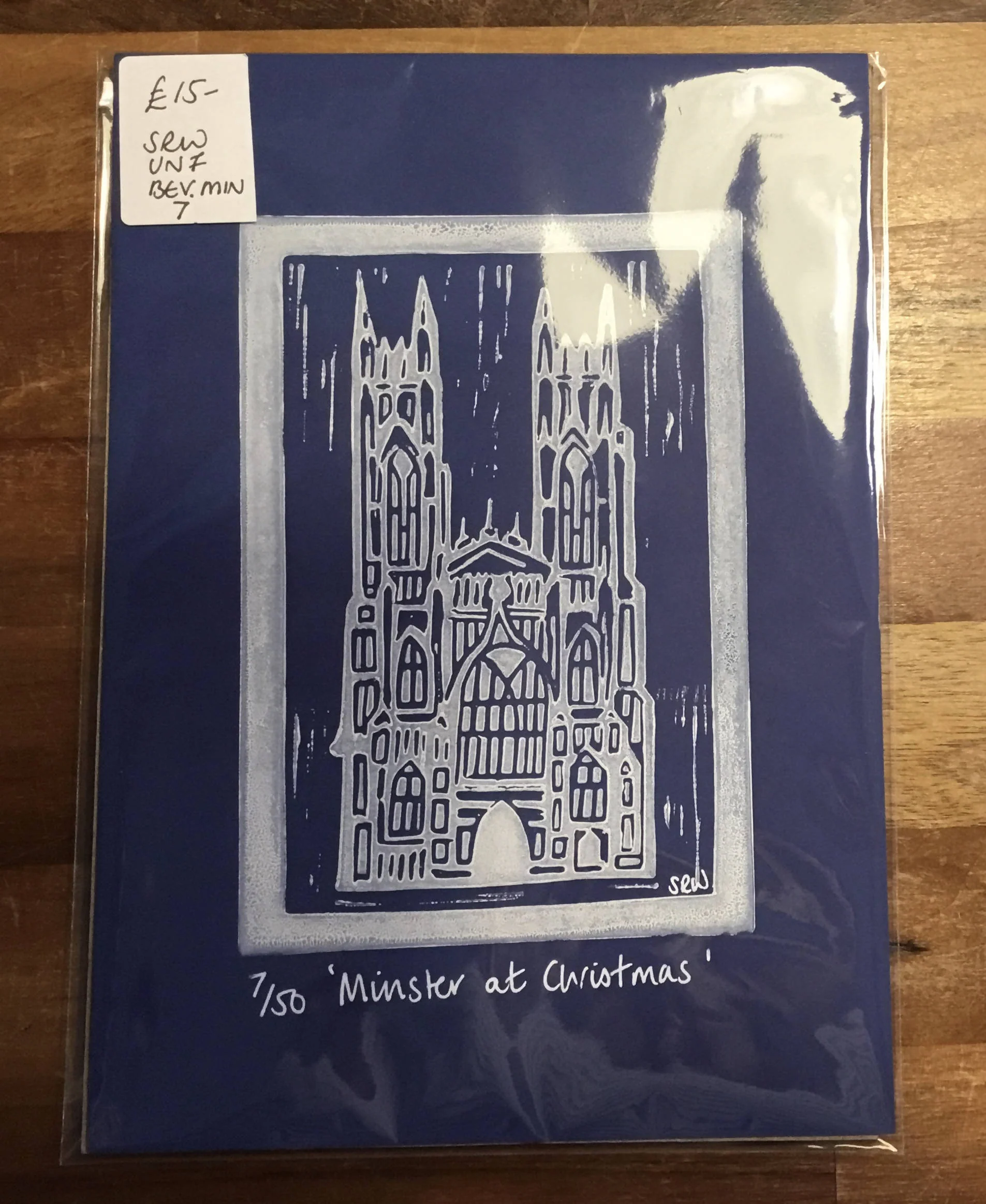 Christmas/Winter Unframed Lino Cut Prints - Image 8