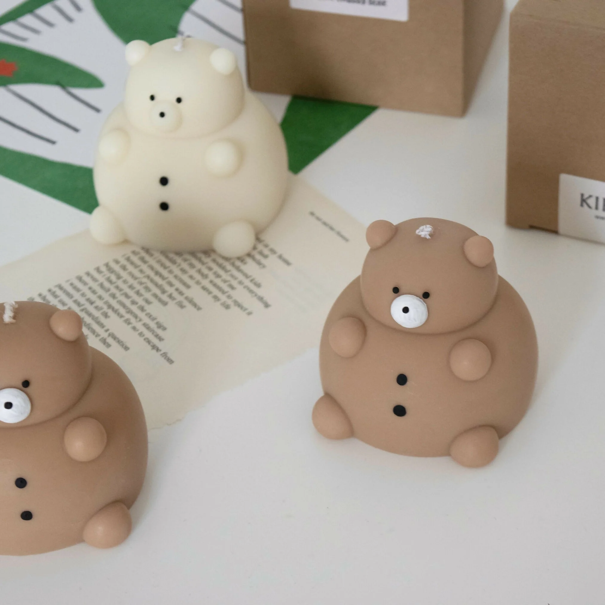 Chubby Bear Candle - Image 2