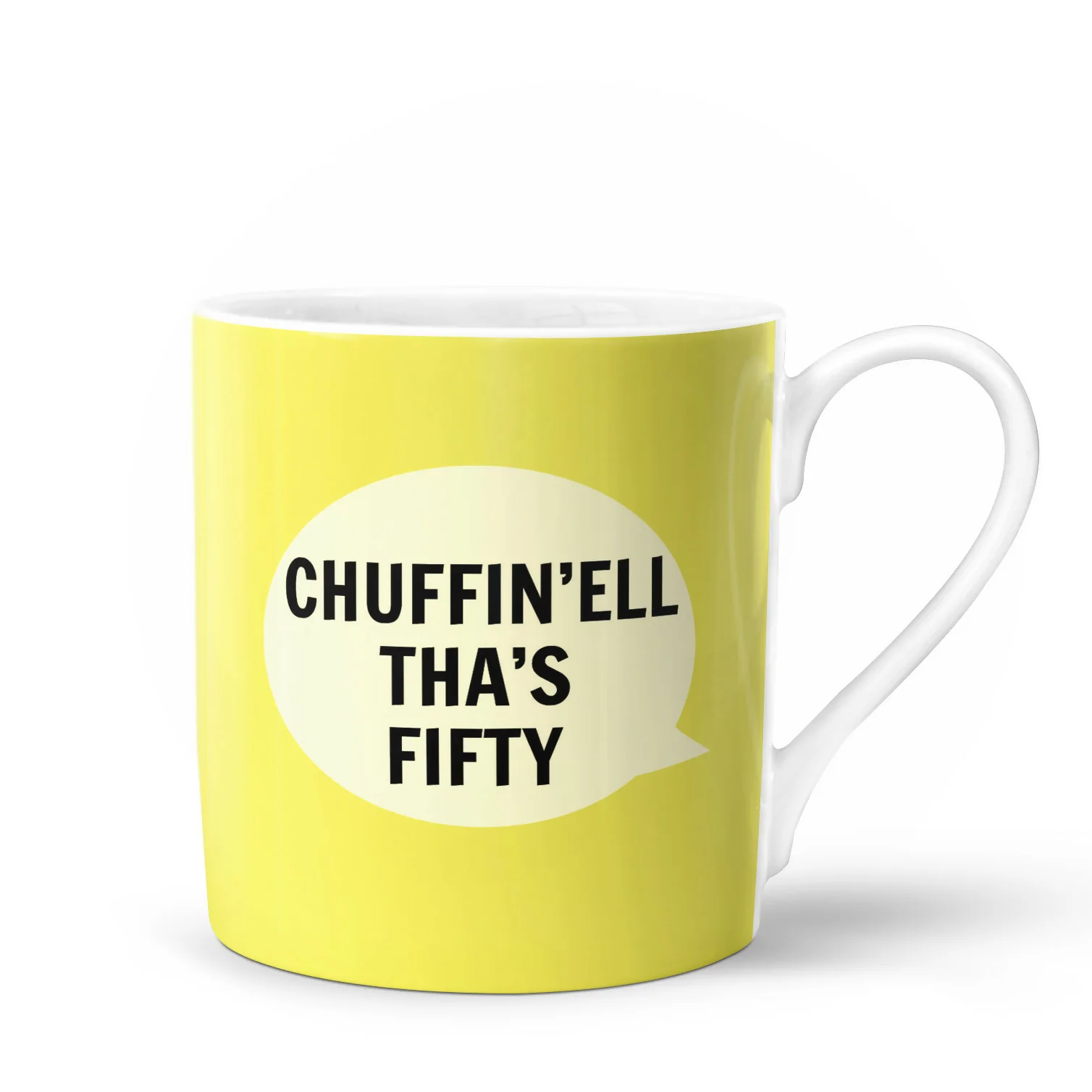 Chuffin’Ell Tha’s Fifty Bone China Mug