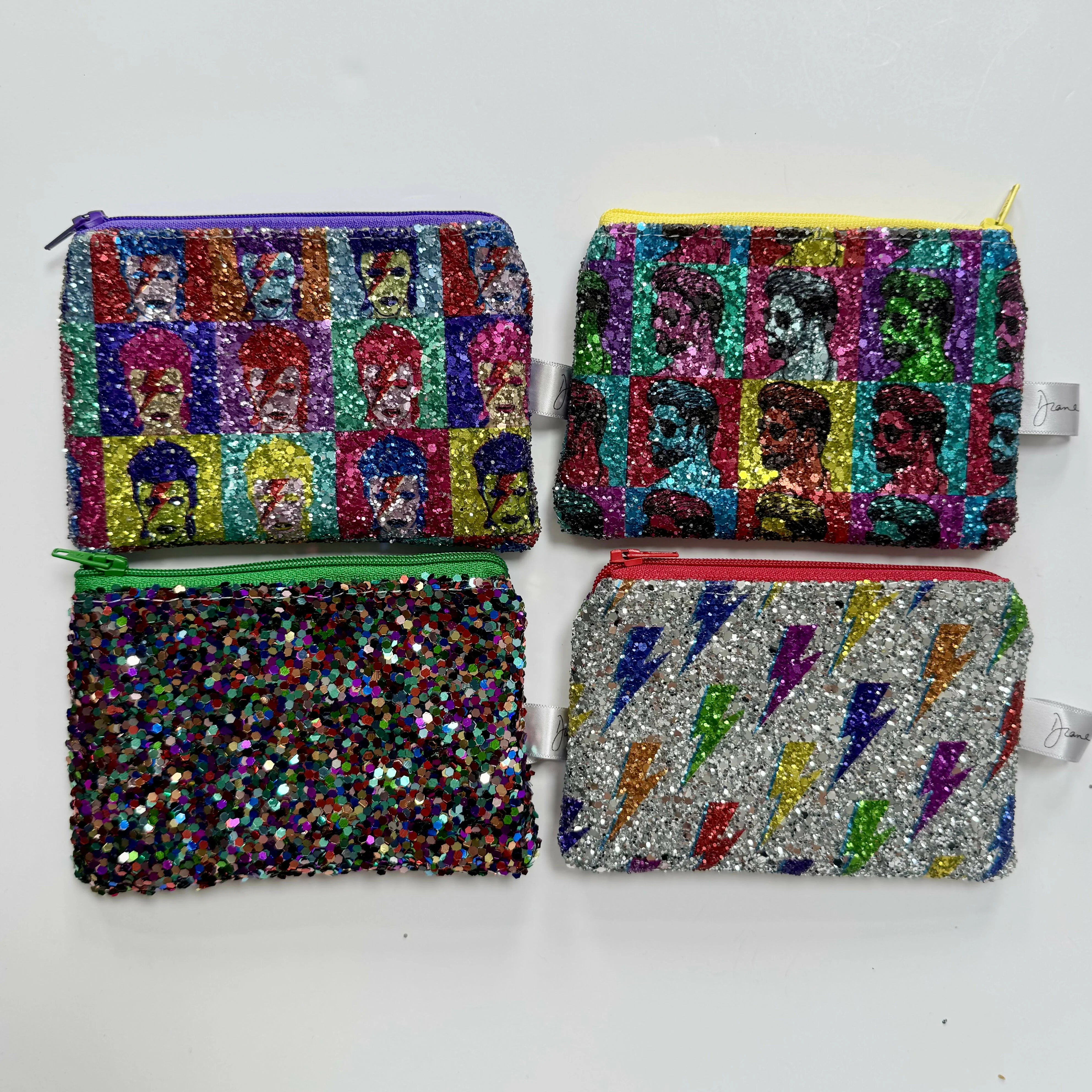 Chunky Glitter Coin Purses