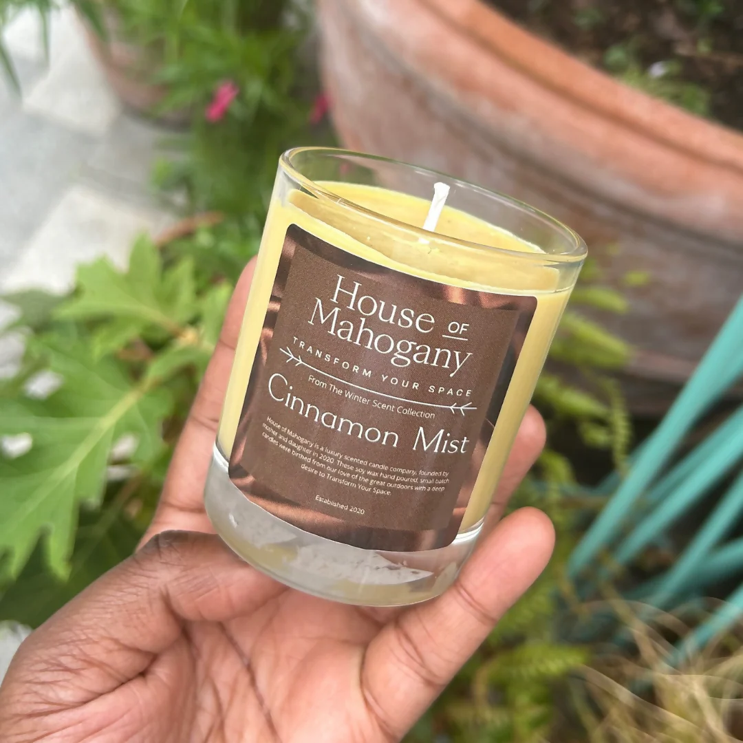 Cinnamon Mist Soy Wax Scented Candle - Image 2