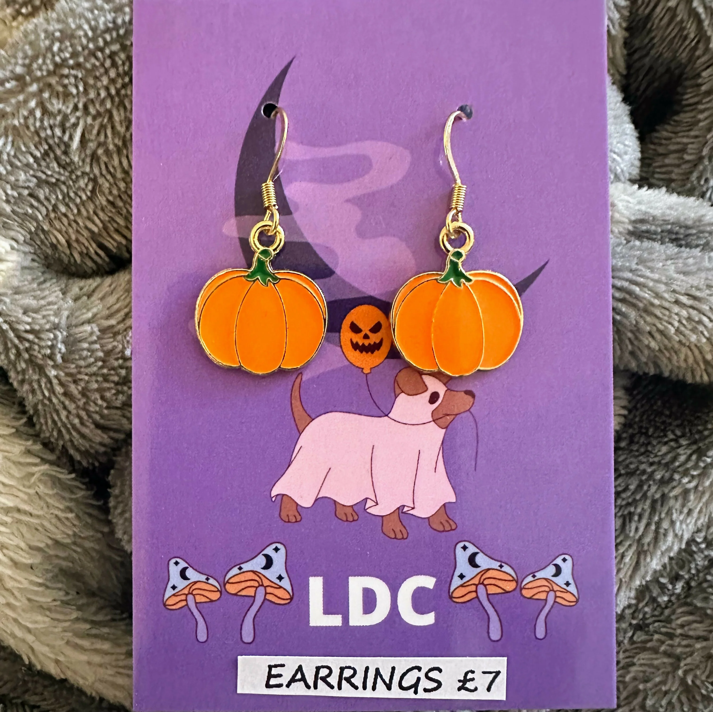 Classic Pumpkin Earrings - Image 2