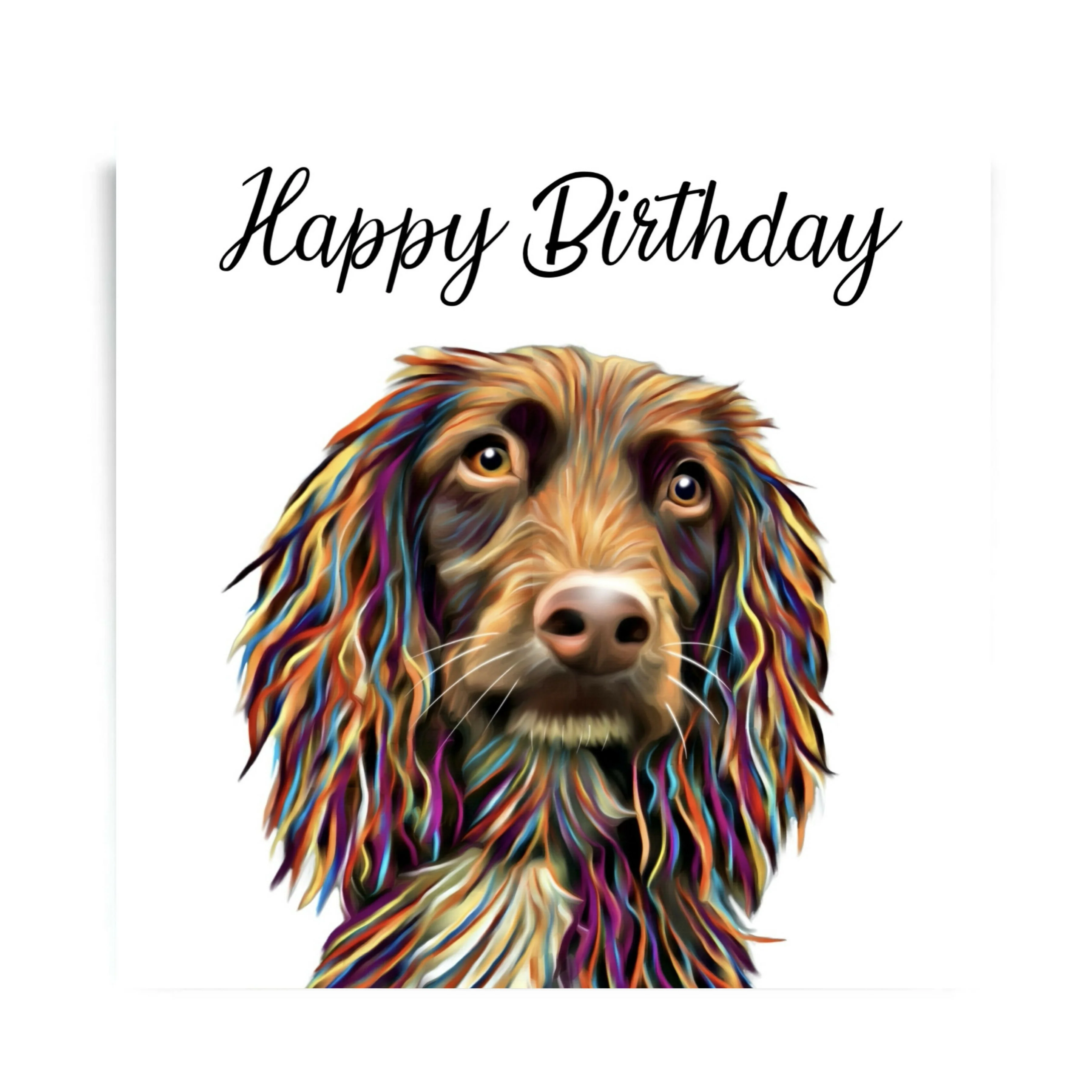 COCKER SPANIEL DOG GREETINGS CARD