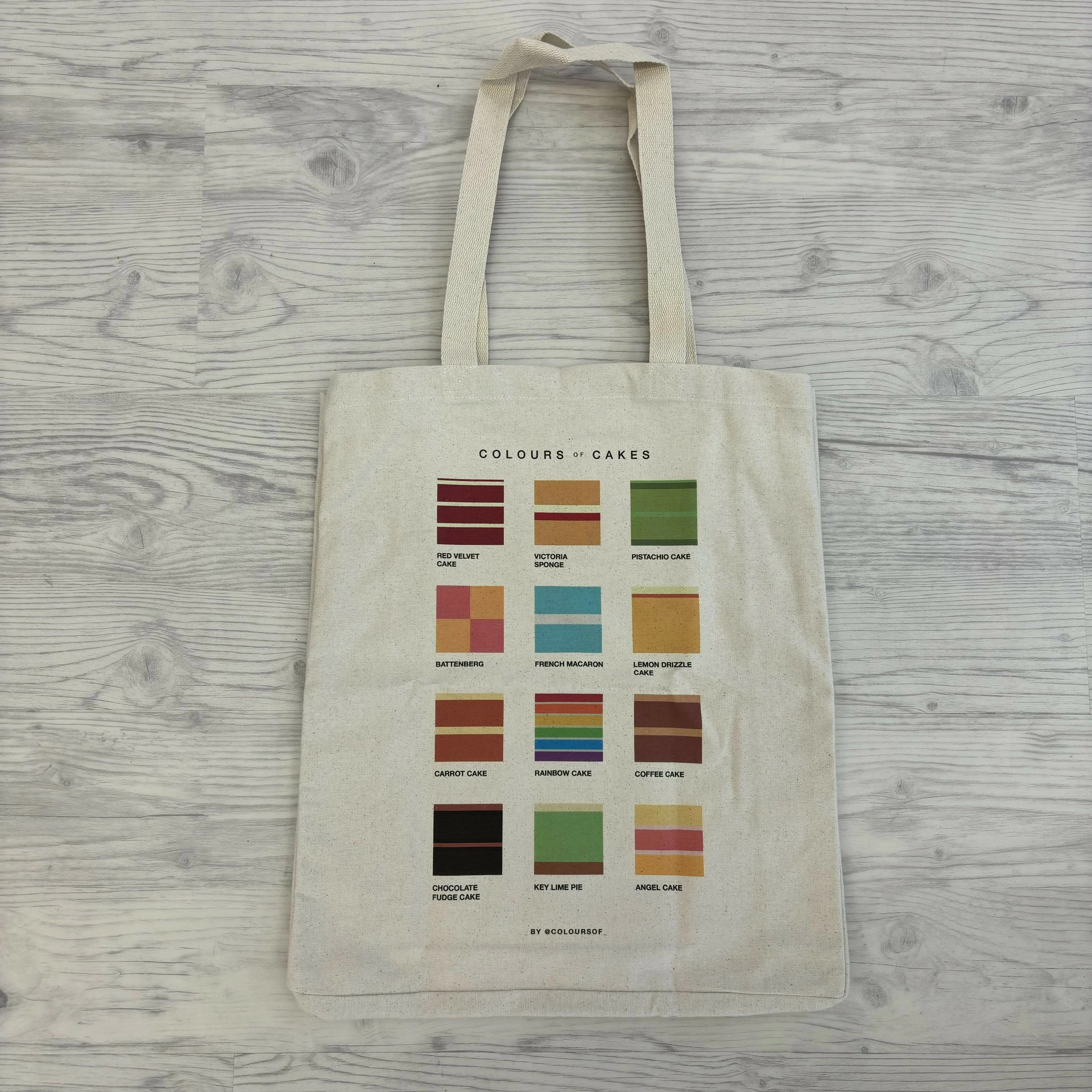 Colours of Cake Tote Bag - Image 2