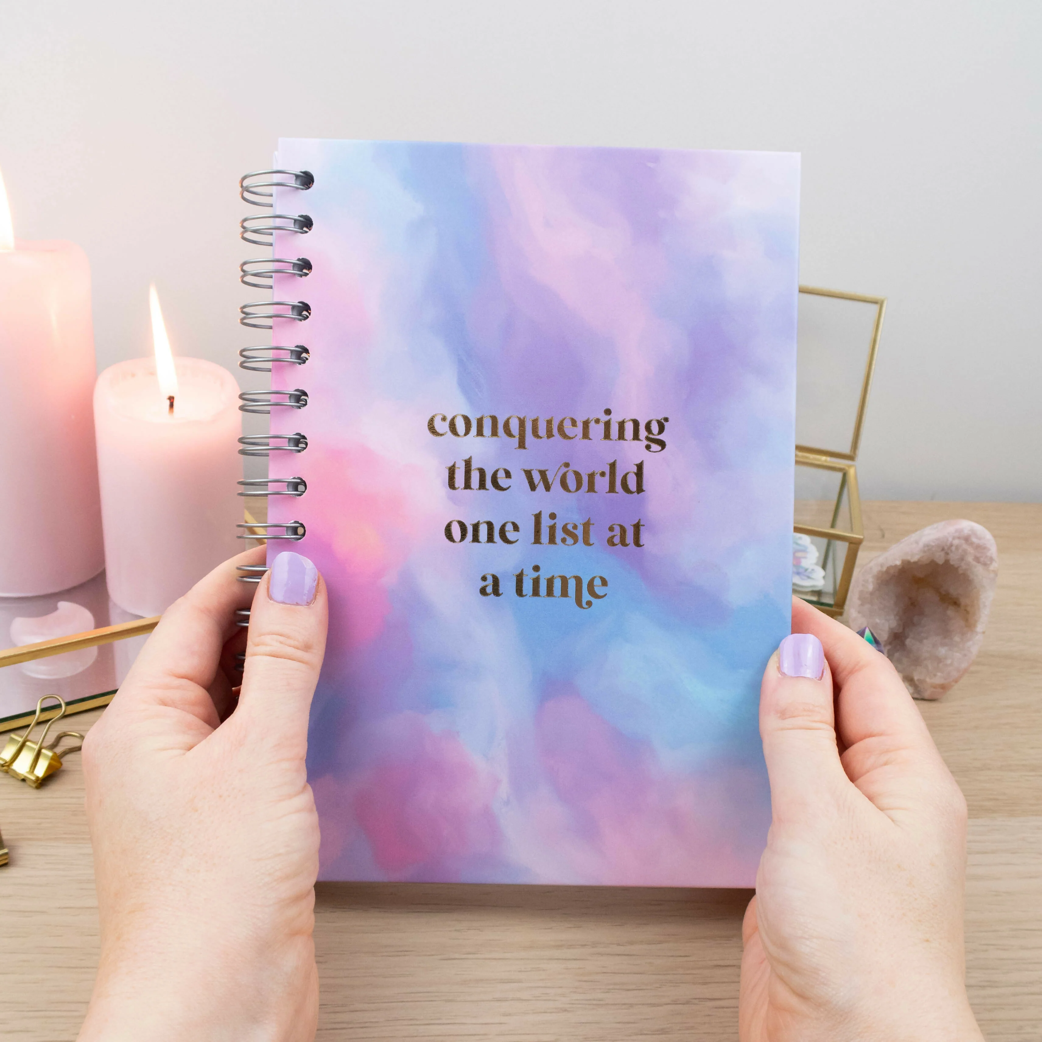 Conquering the World One List at a Time Hardback Journal - Image 2