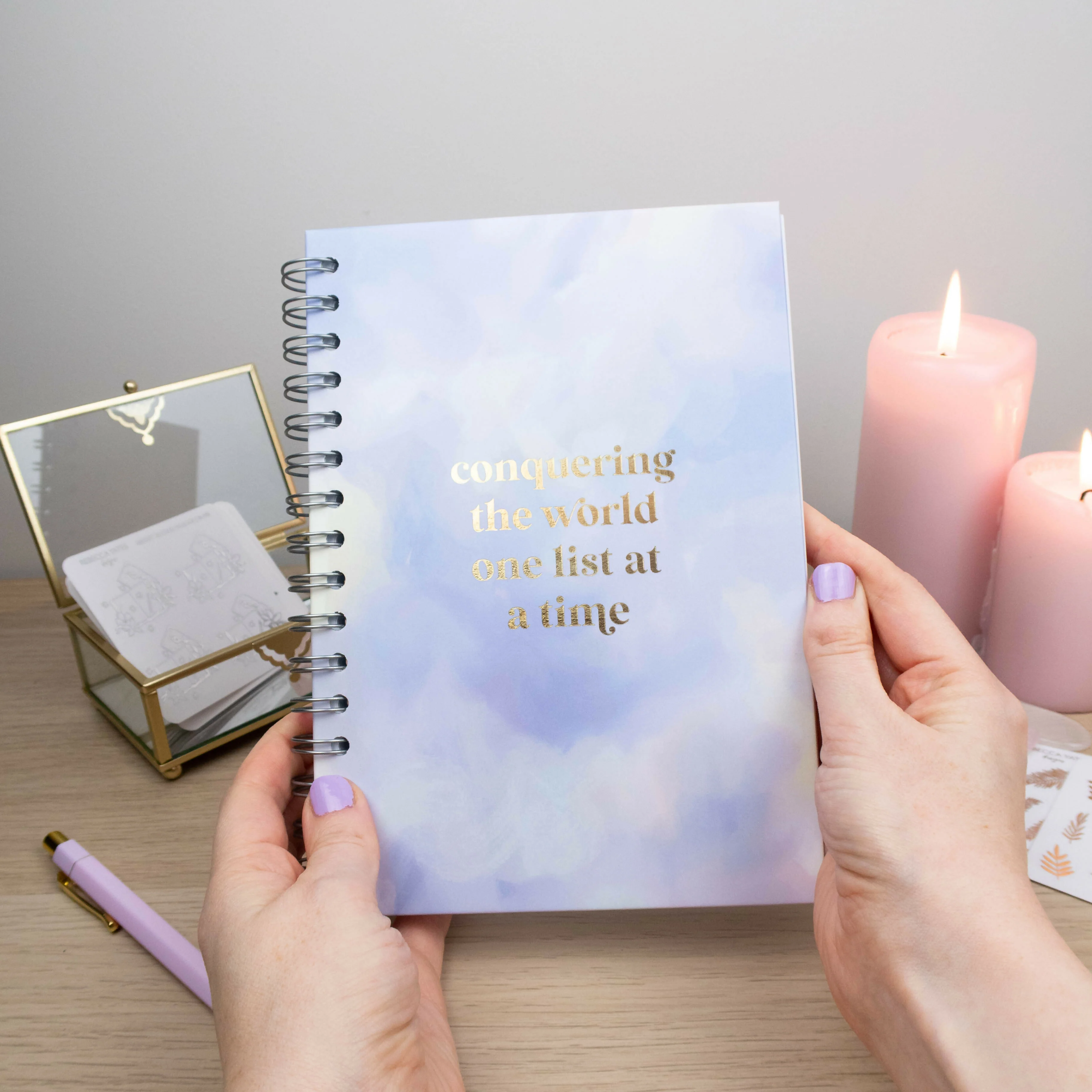 Conquering the World One List at a Time Hardback Journal - Image 2