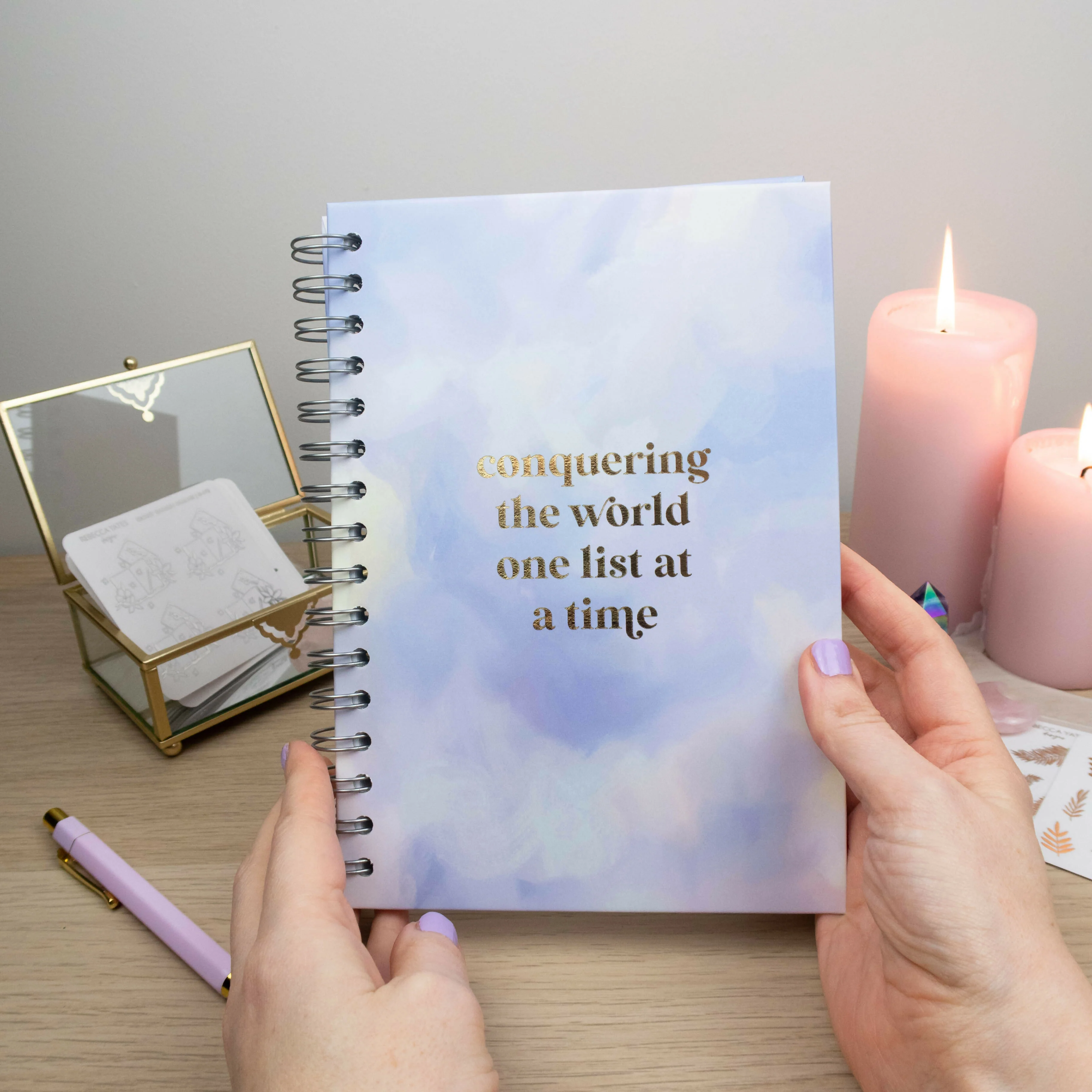 Conquering the World One List at a Time Hardback Journal - Image 3