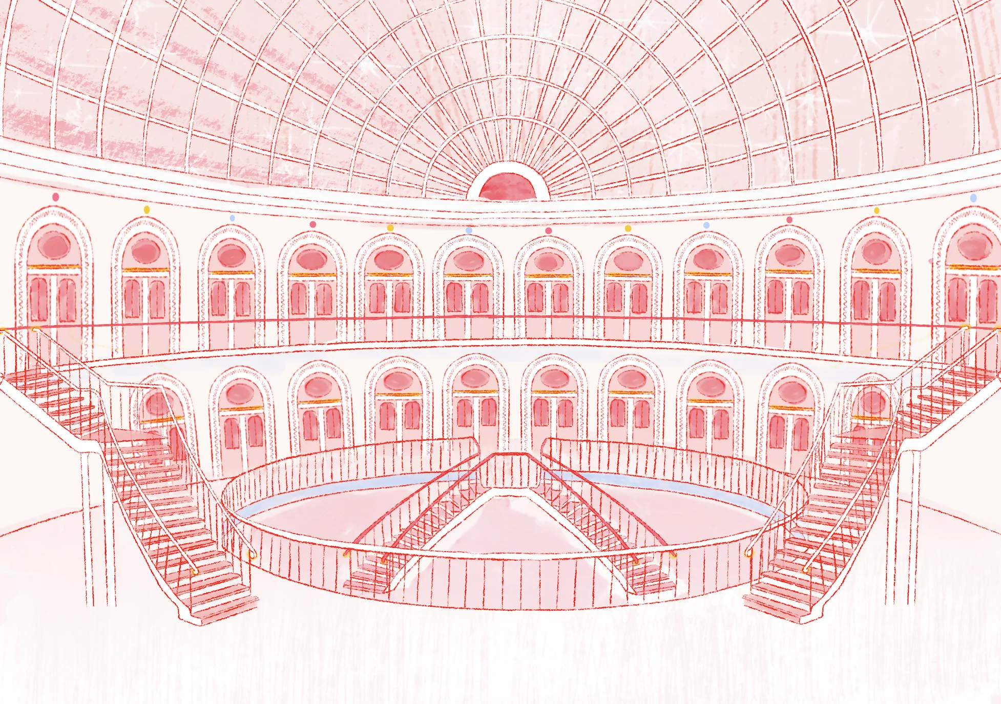 Corn Exchange Sketch Style Print - Image 3