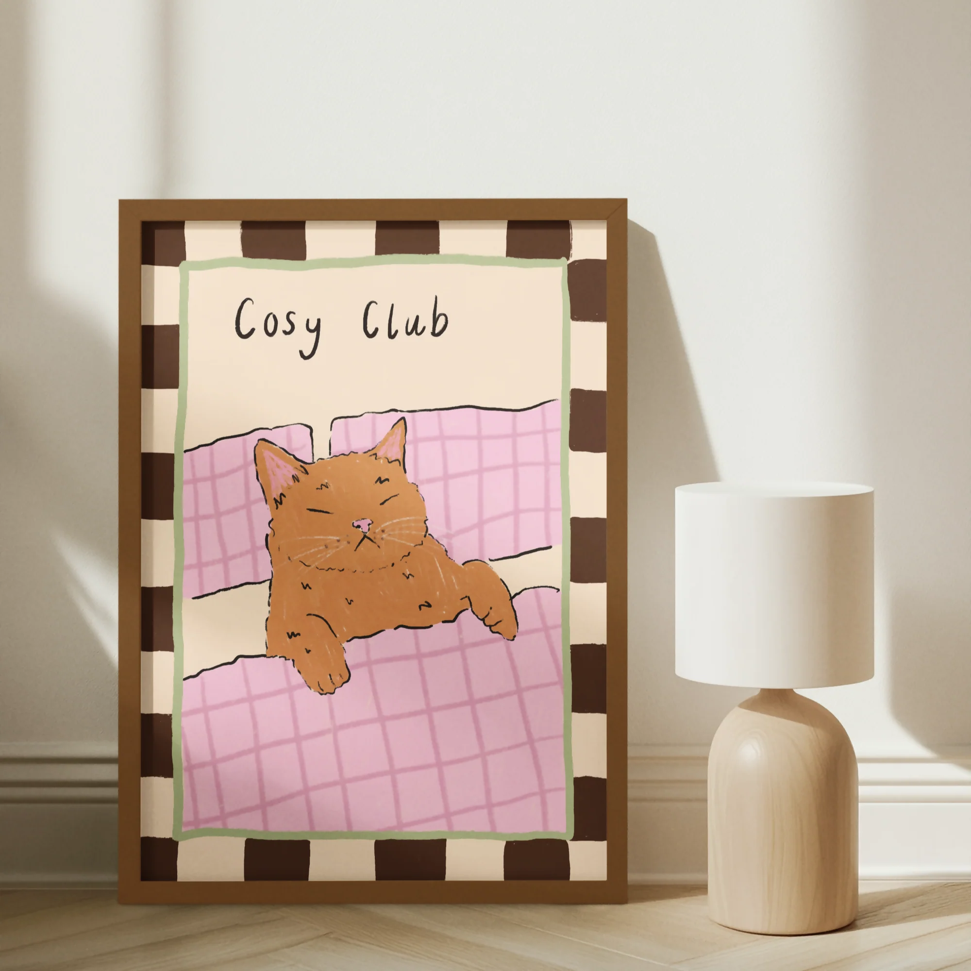 Cosy Club Cat Print - Image 2