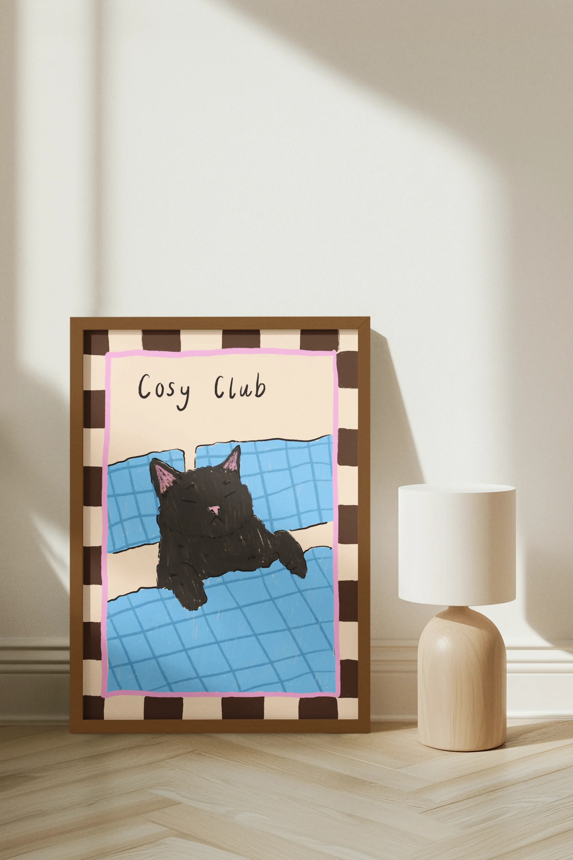 Cosy Club Cat Print - Image 3