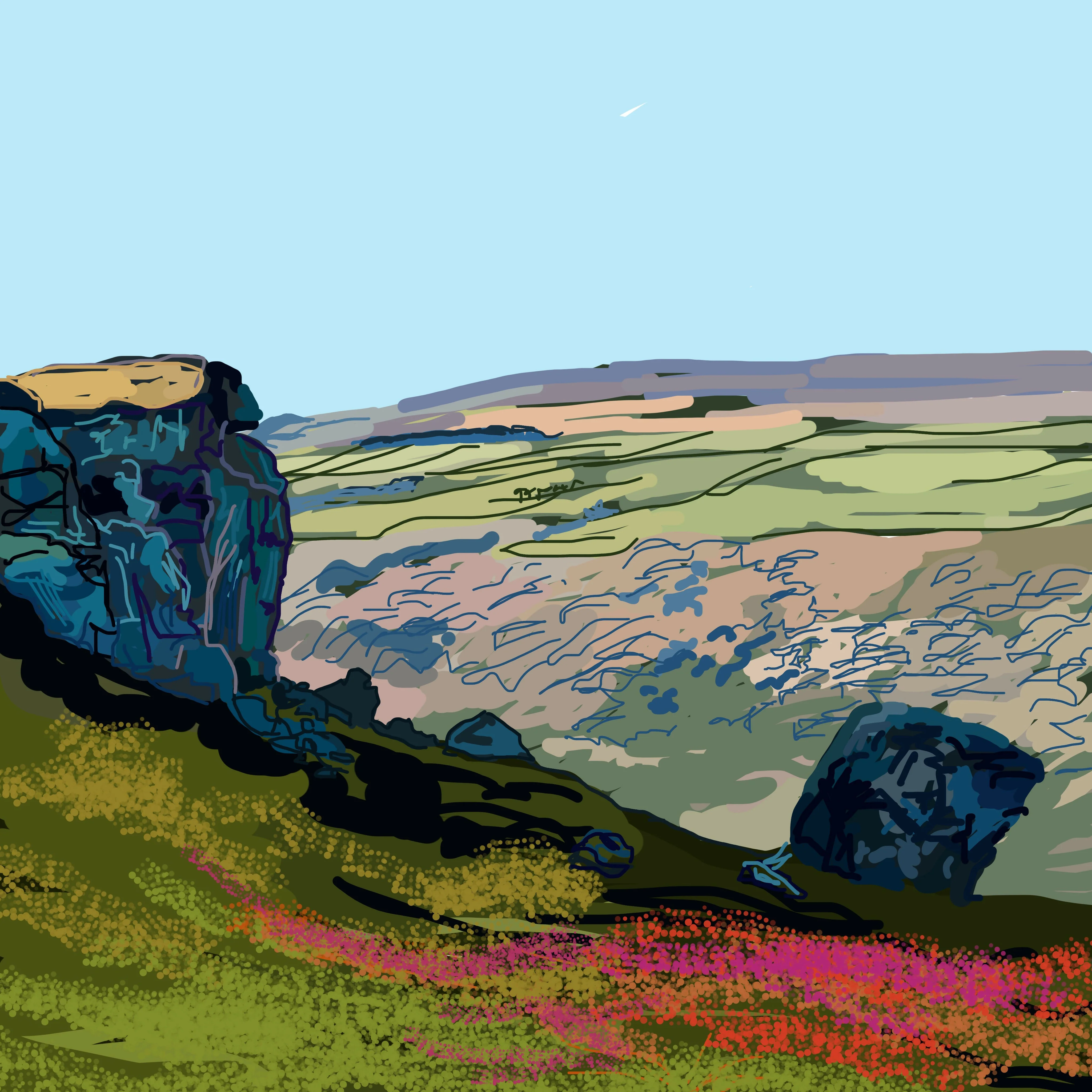 Cow & Calf Greetings Card