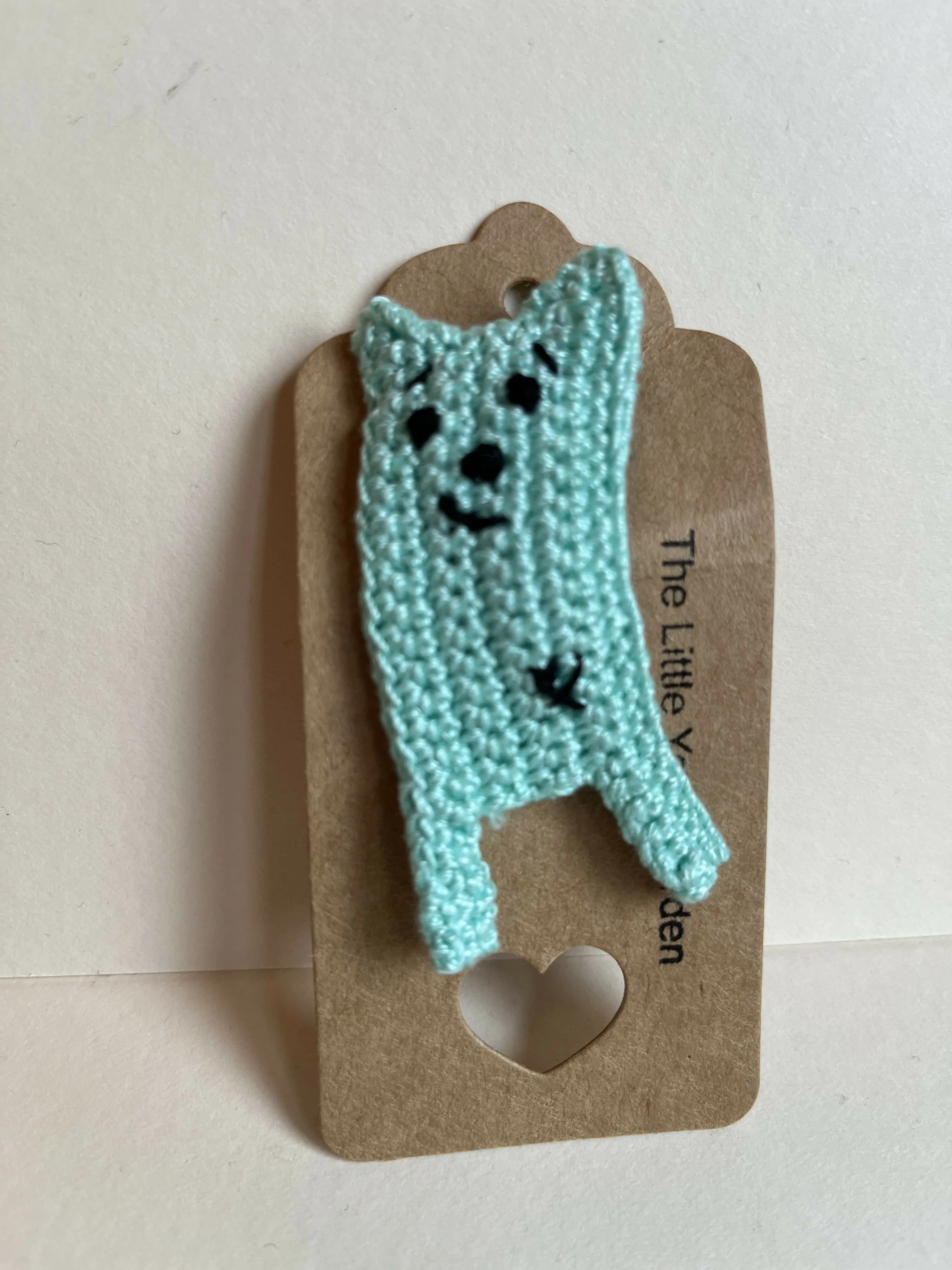 Fun Crochet Puppet Brooch