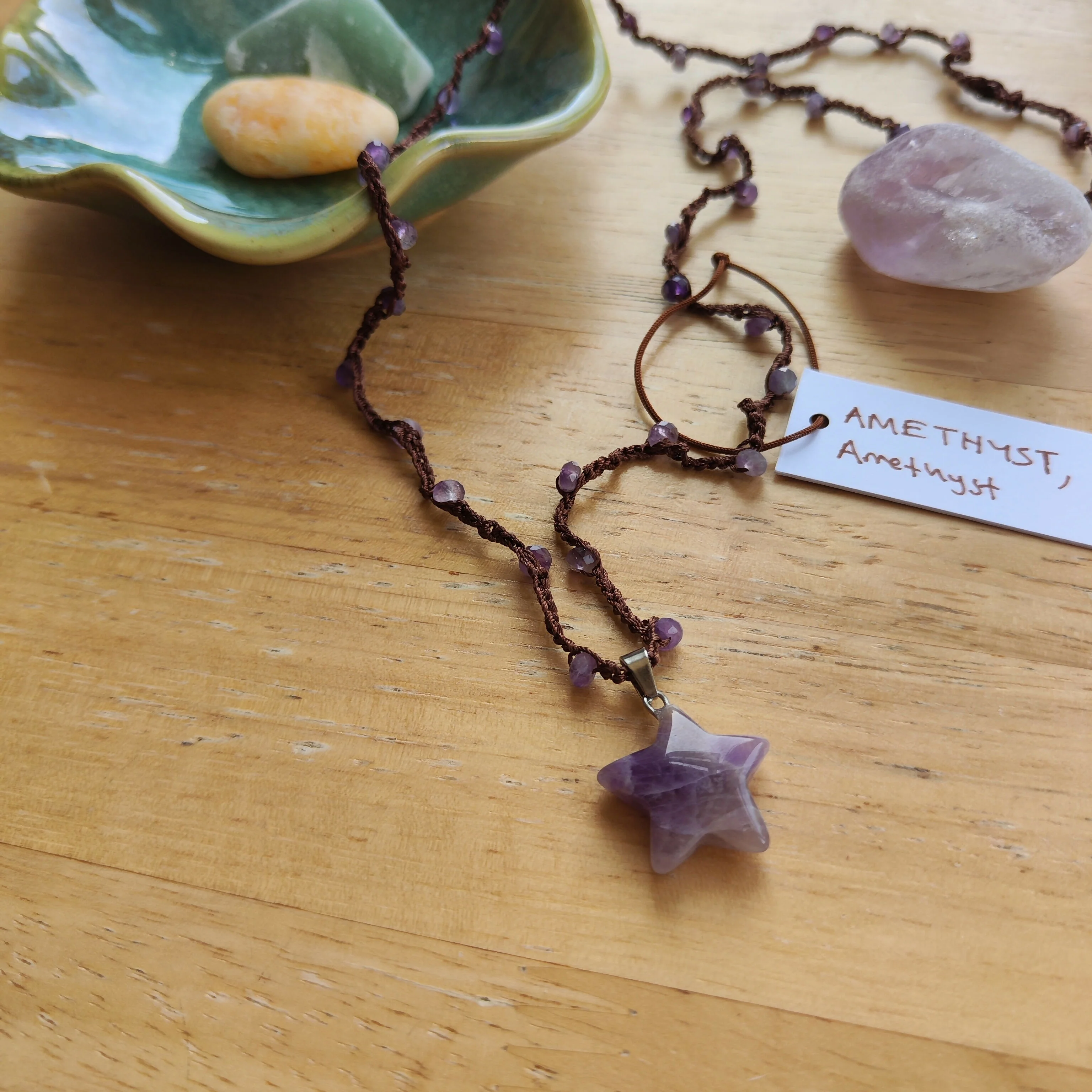 Crochet Gemstone Necklaces - Image 11