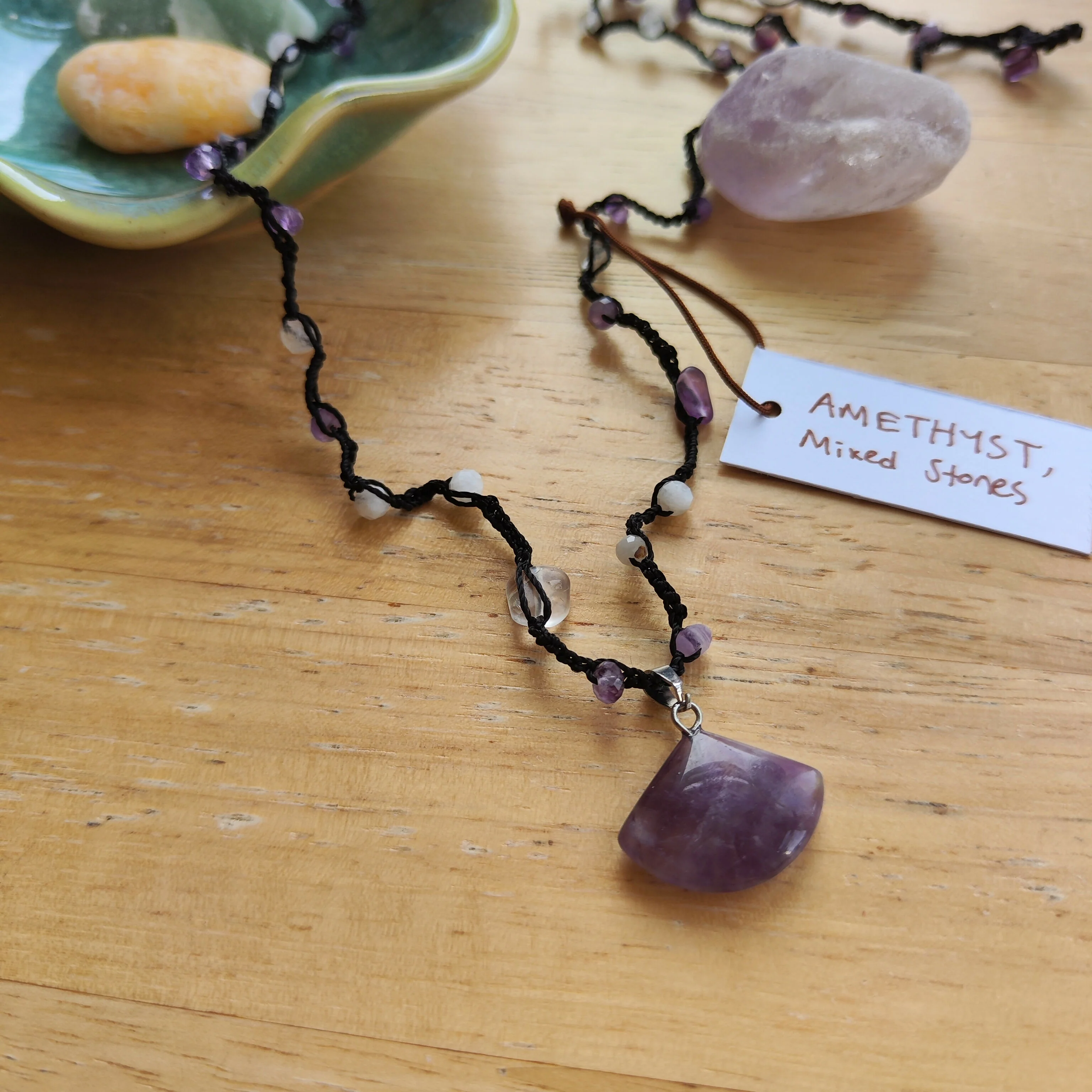 Crochet Gemstone Necklaces - Image 13