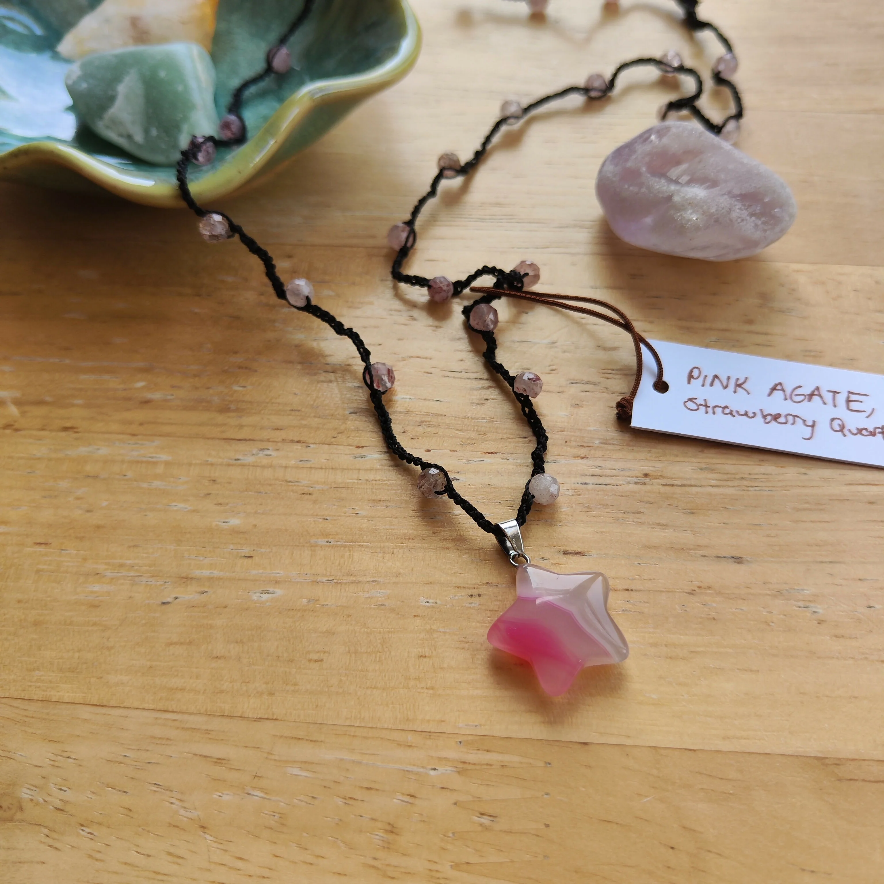 Crochet Gemstone Necklaces - Image 17