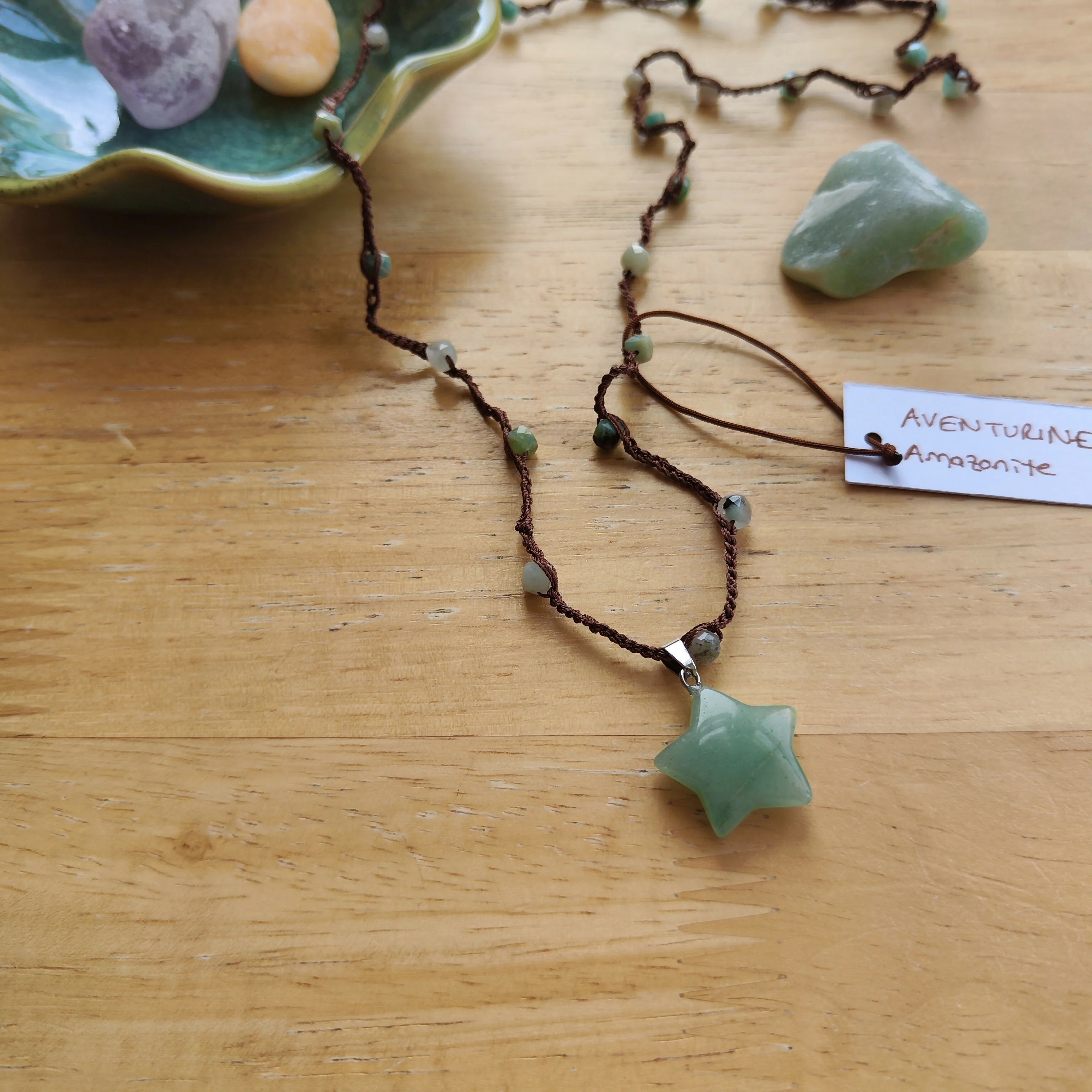 Crochet Gemstone Necklaces - Image 22