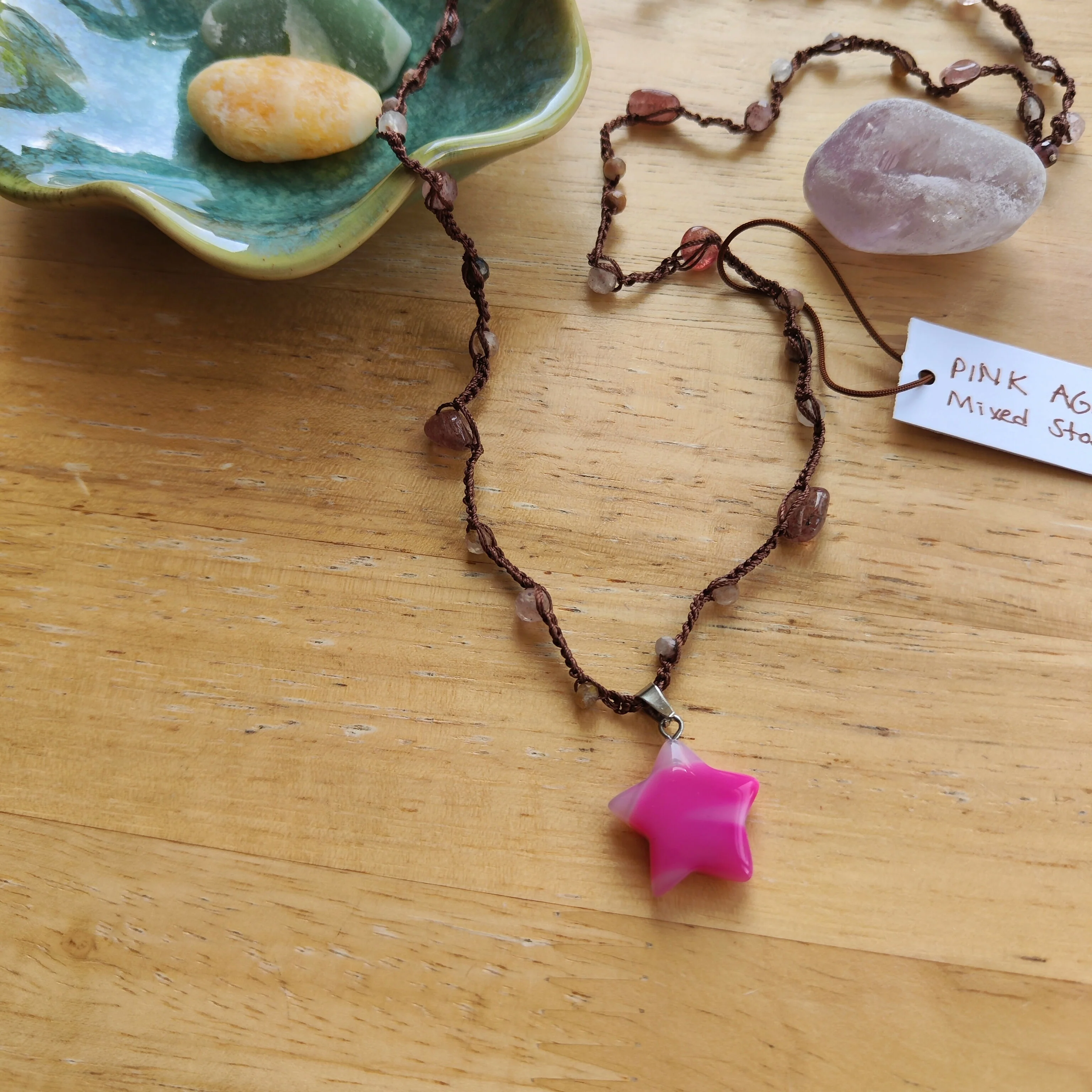 Crochet Gemstone Necklaces - Image 9