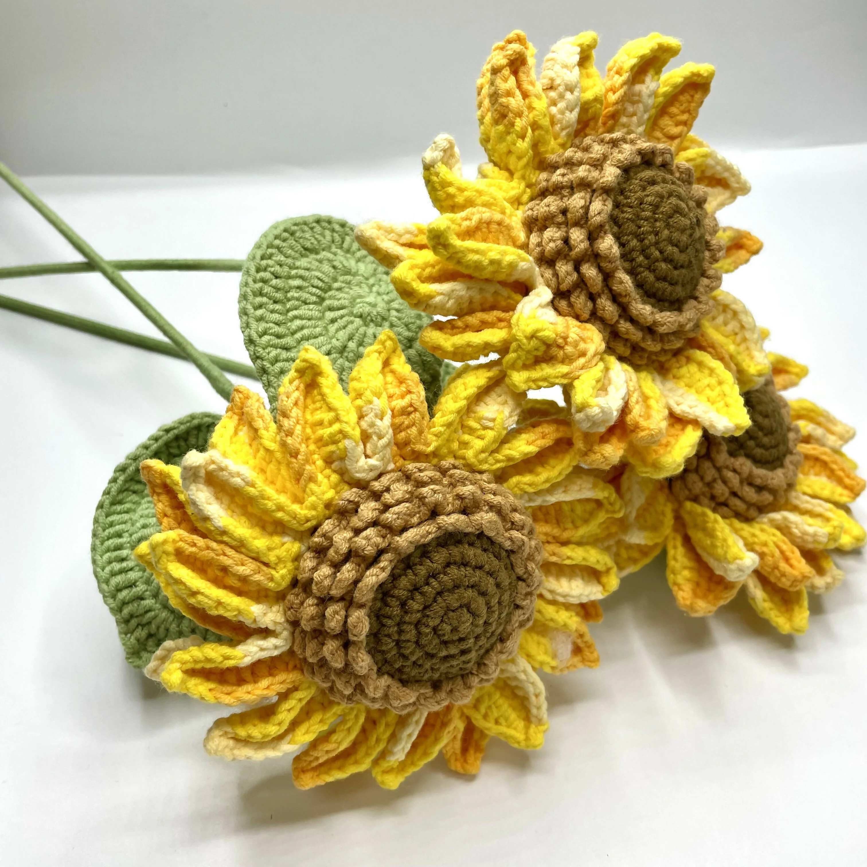 Crochet Luxury Sunflower Stem