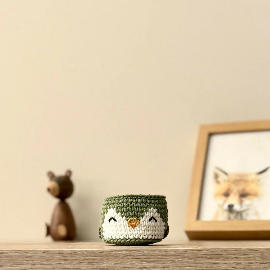 Crochet Petite Penguin Basket - Image 6
