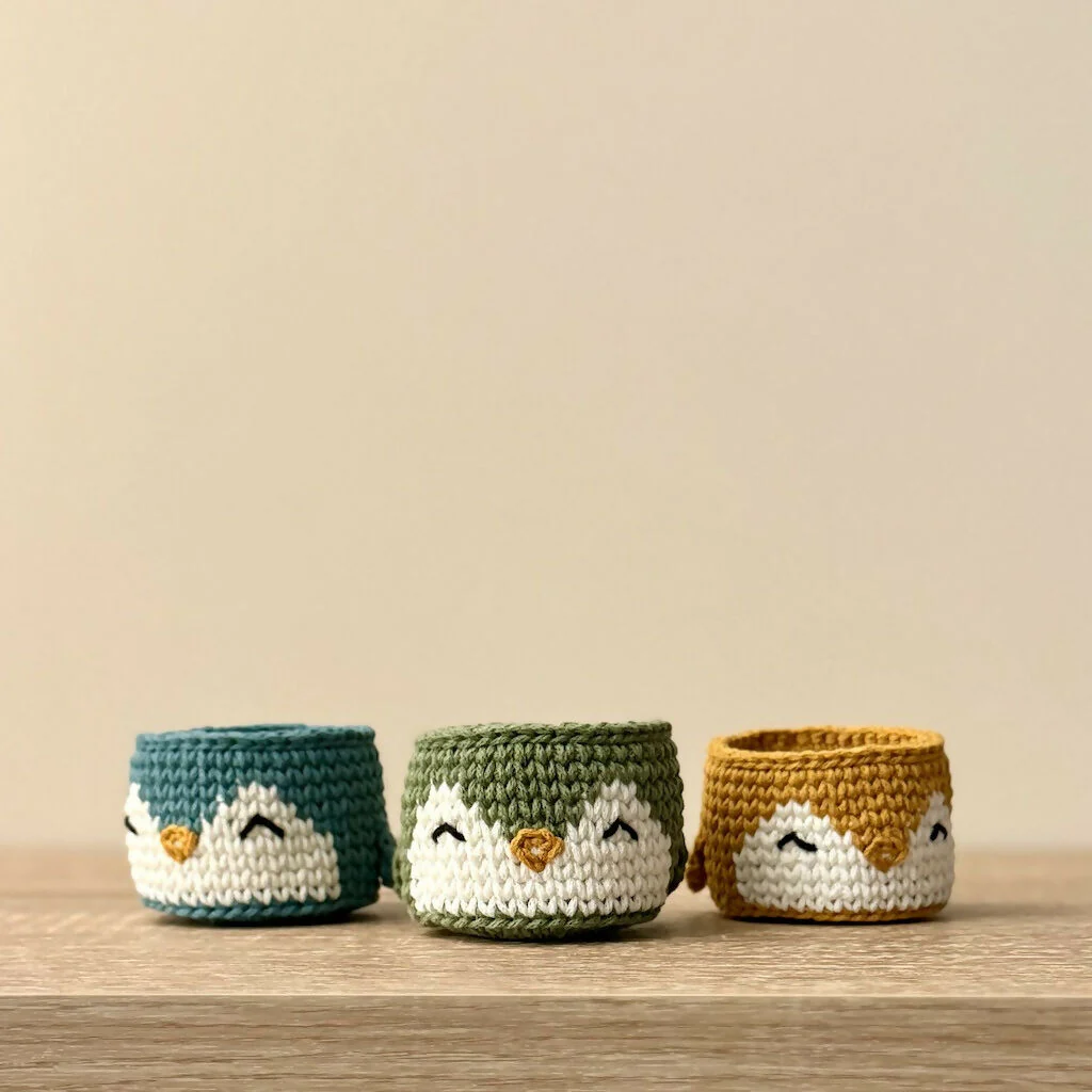 Crochet Petite Penguin Basket - Image 8