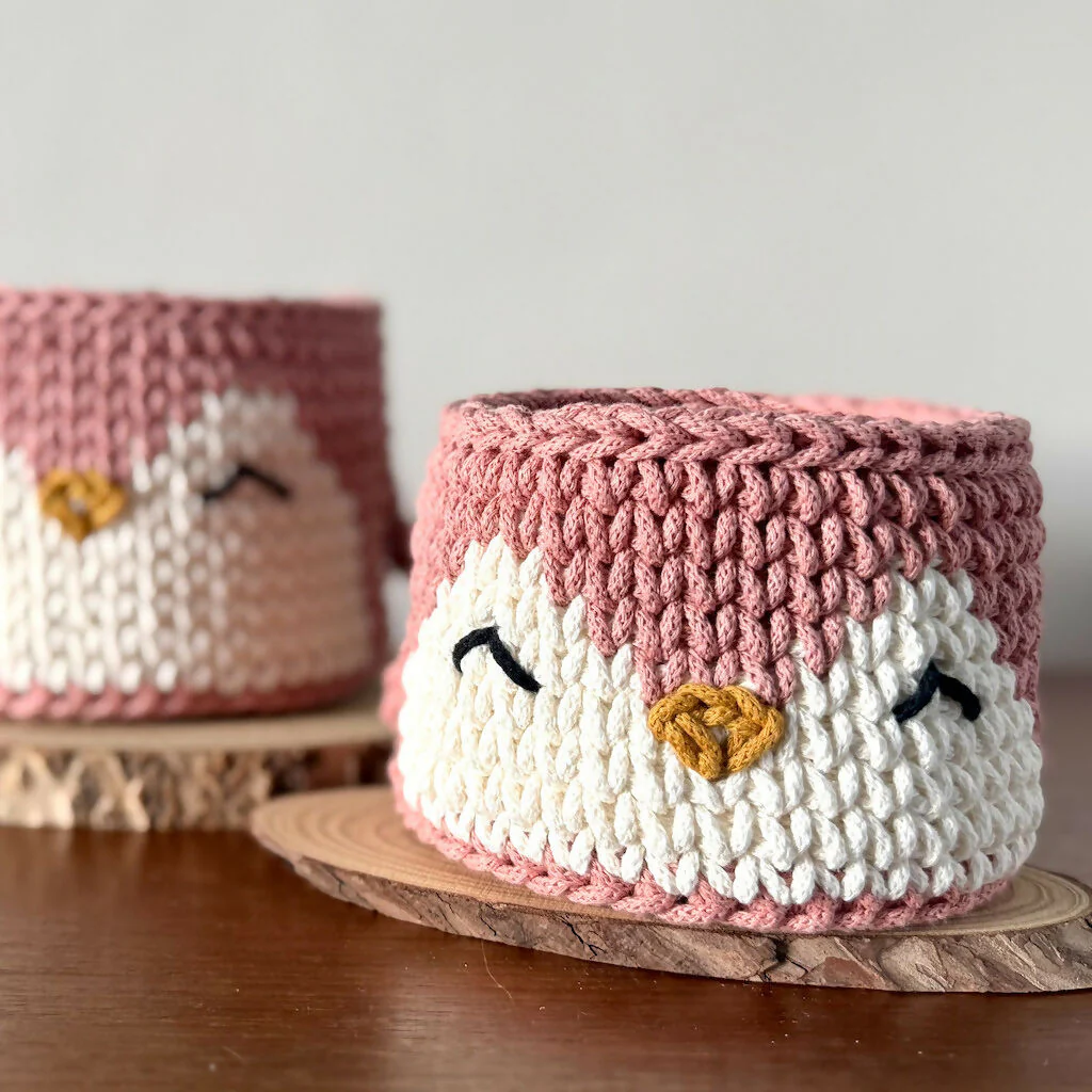 Crochet Penguin Basket - Image 5